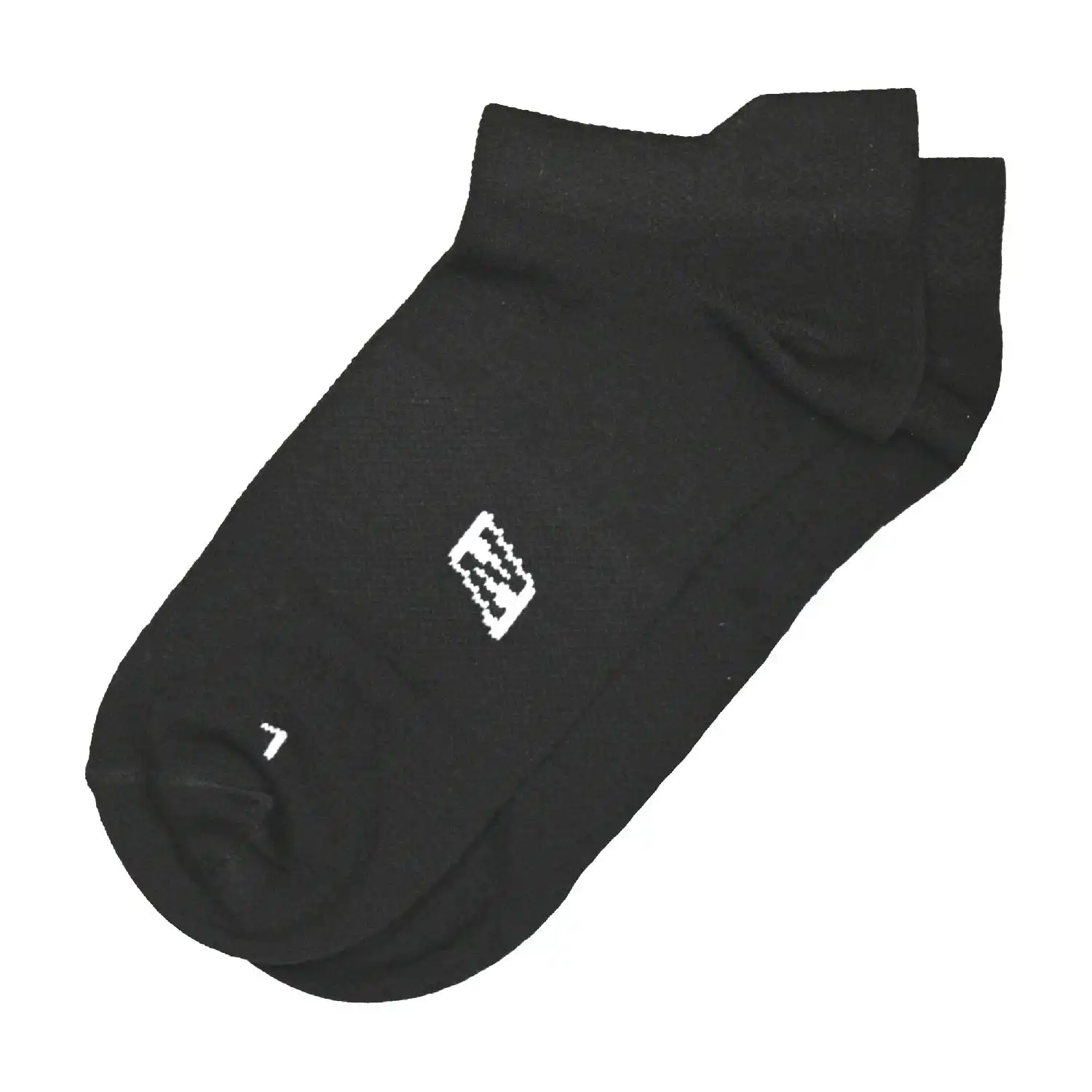 Sneaker-Socken "721" in schwarz, 35-38 - Bild 1