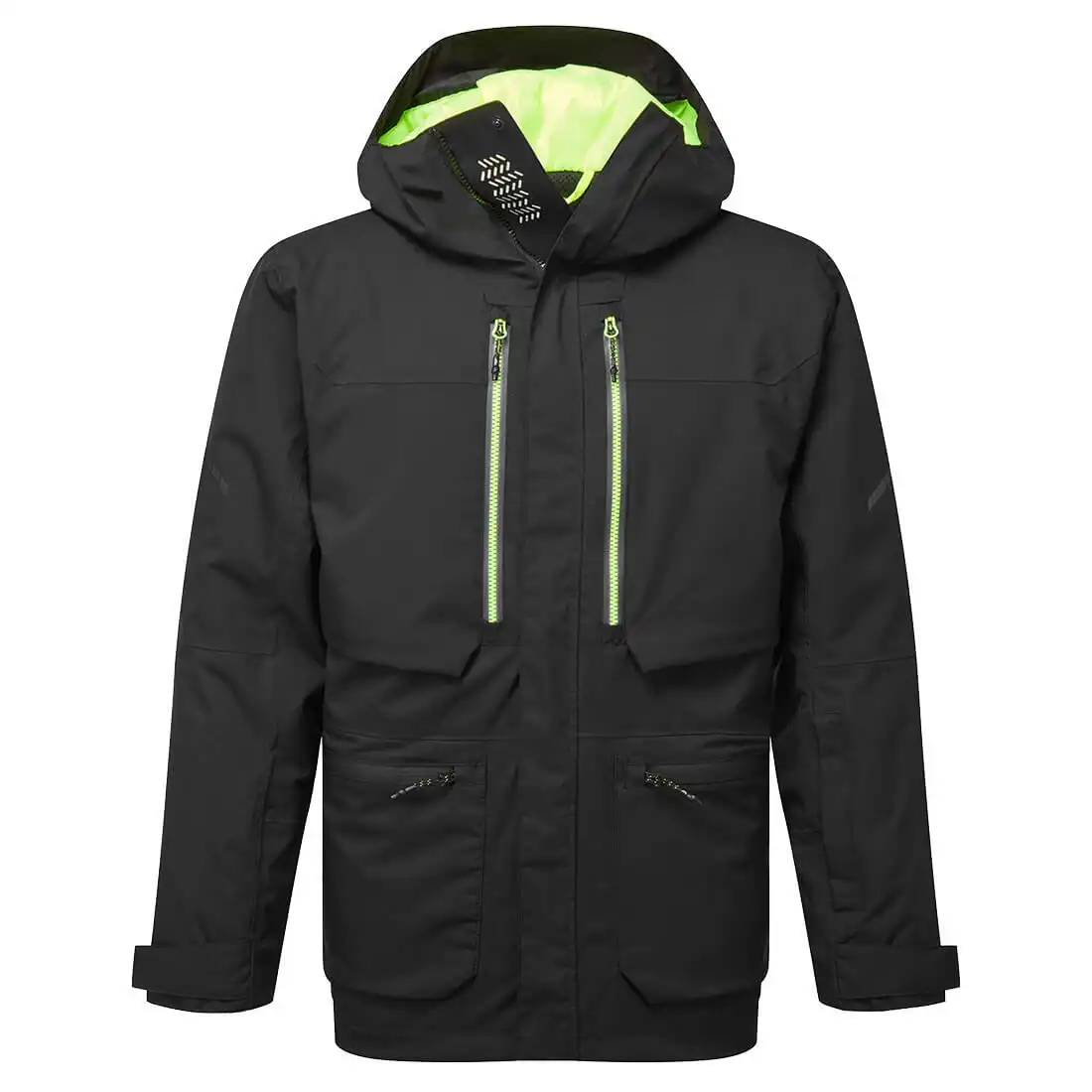 Winterparka "EV461" EV4 in schwarz, XXL - Bild 1