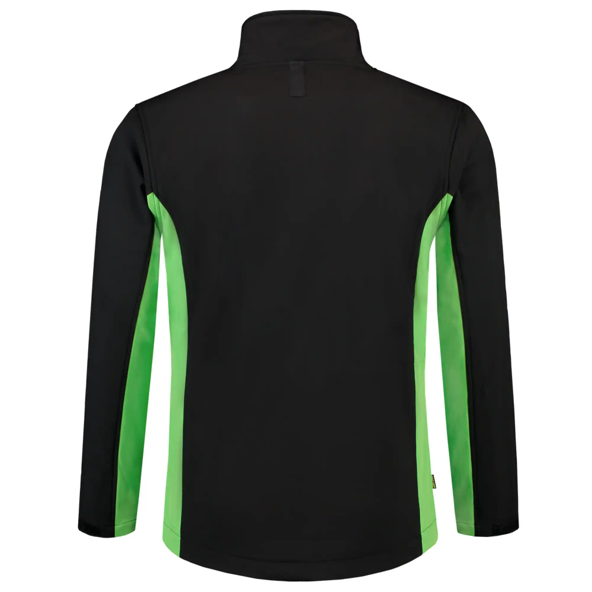 Softshelljacke Bicolor "402002" Workwear in XS, black/lime - Thumbnail 2