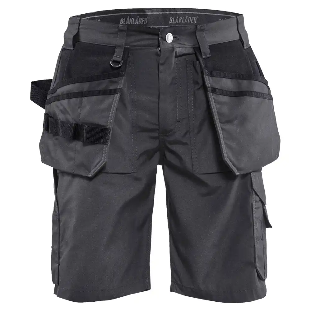 Handwerkershorts Lightweight "1526" in dunkelgrau/schwarz, C44 - Thumbnail 1