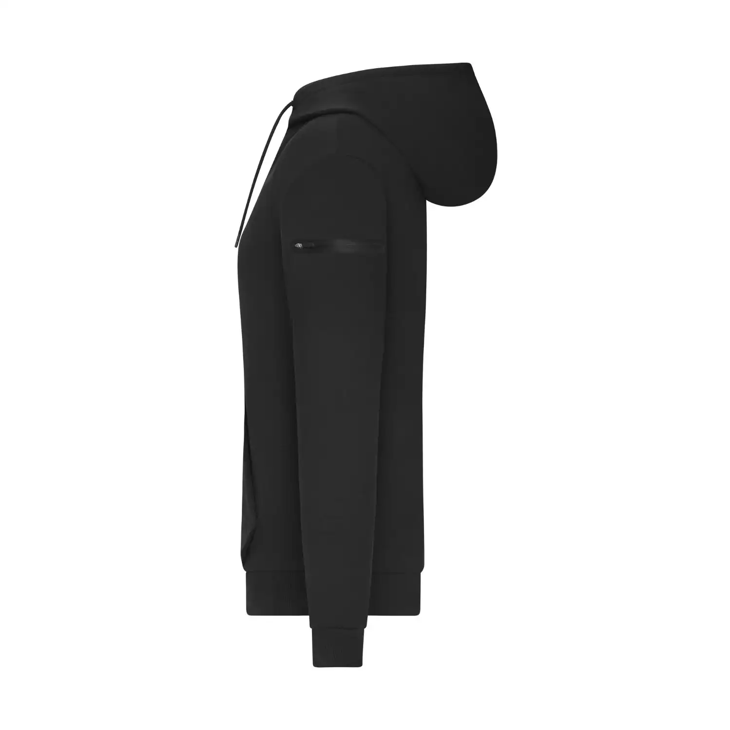 Damen Kapuzen-Sweatshirt "INTERLOCK" 8045 in black, L - Thumbnail 3