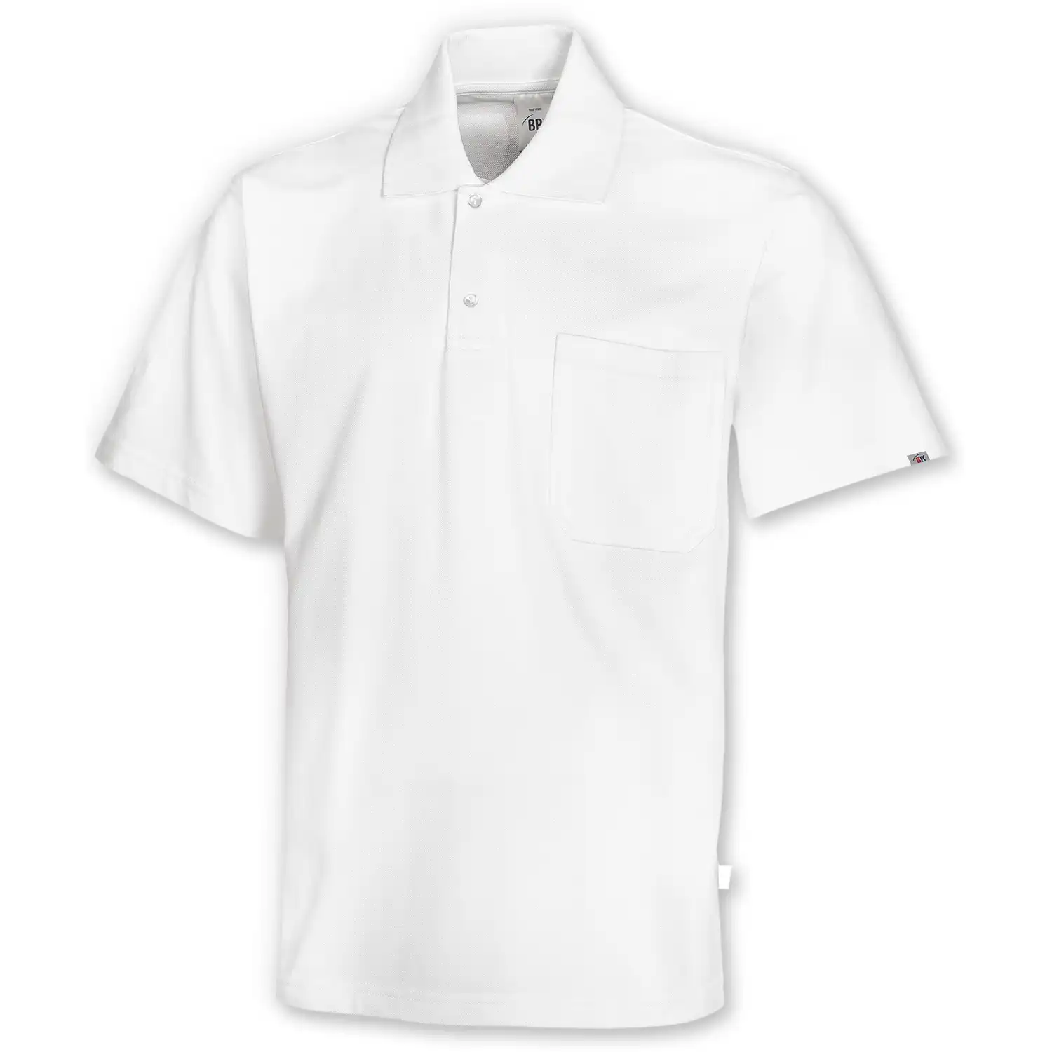 Unisex Polo-Shirt "1222-180" weiß in L - Bild 1
