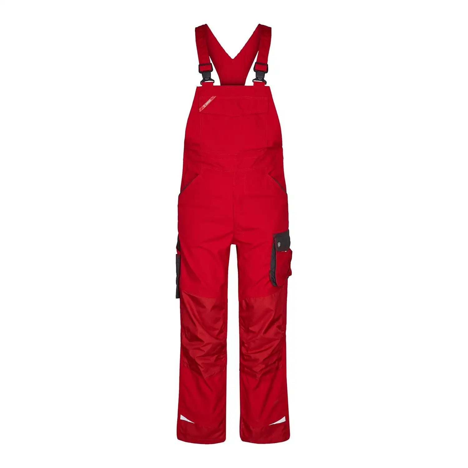 Latzhose "3810-254" Galaxy in rot/grau, 54 - Thumbnail 1