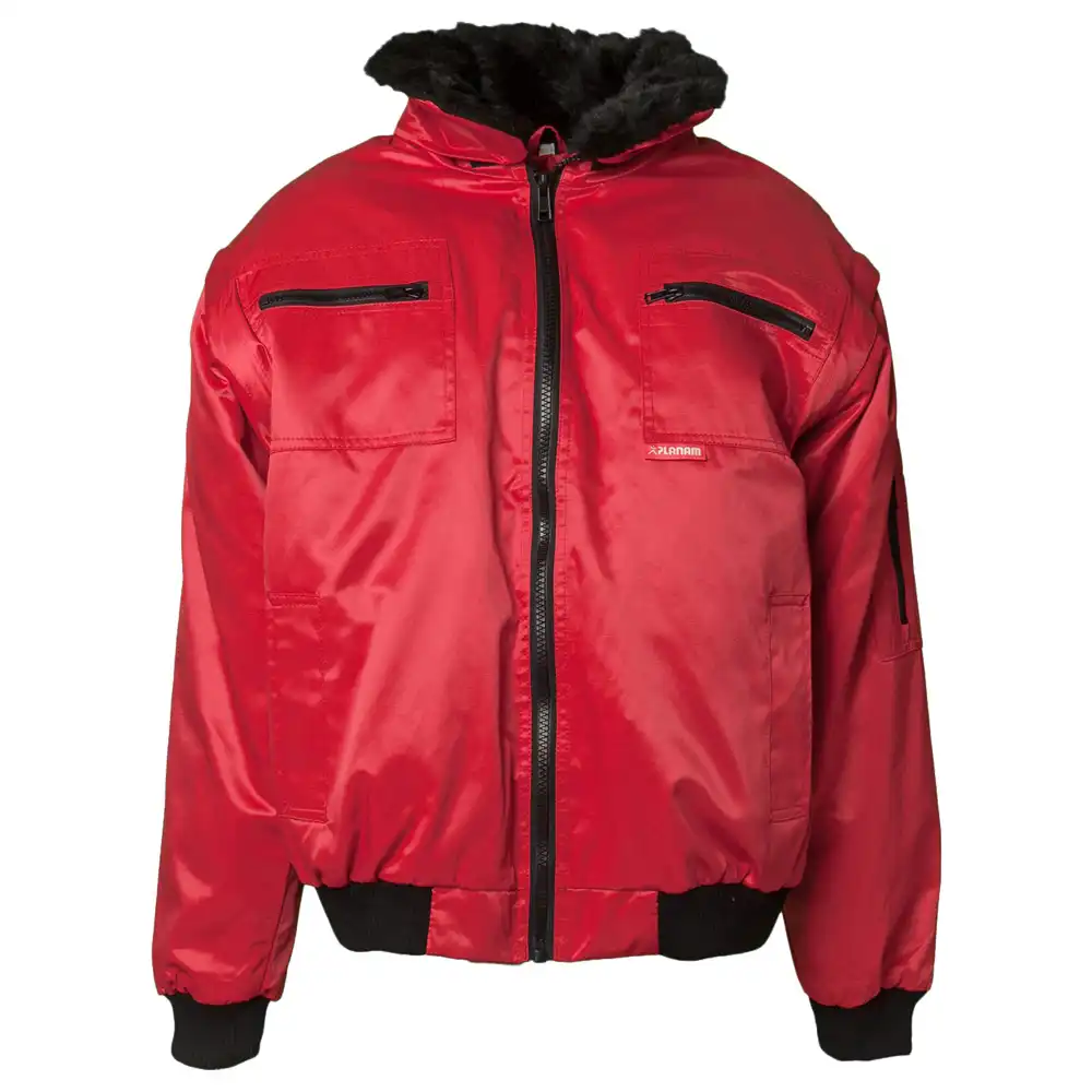Winter-Comfort Jacke "GLETSCHER" Outdoor in Rot, L - Bild 1