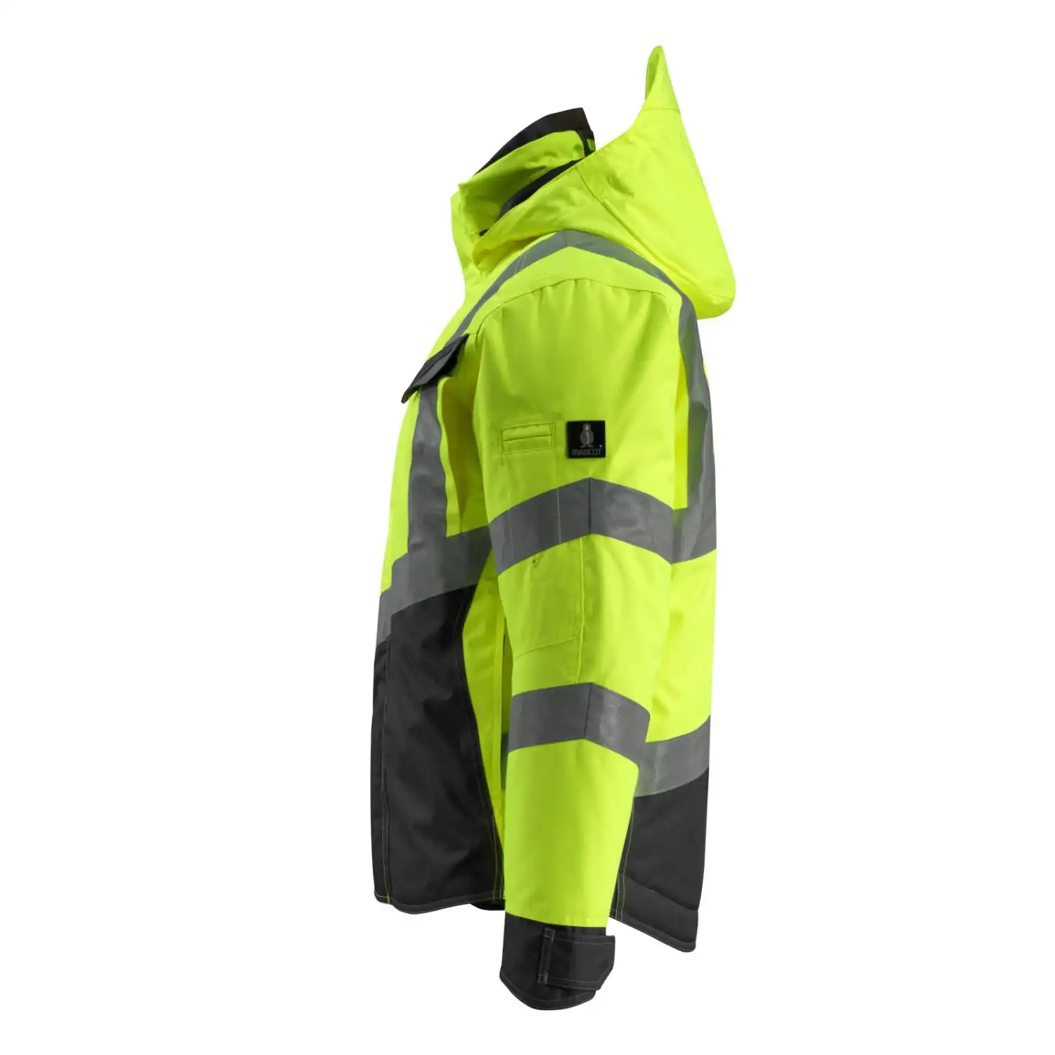 Warnschutz Winterjacke "HASTINGS" Safe Supreme in gelb/schwarz, XXL - Thumbnail 3