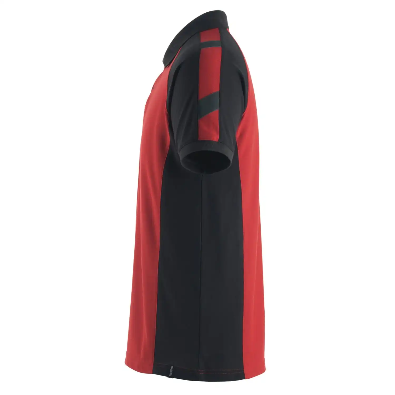 Polo-Shirt "BOTTROP" Unique in rot/schwarz, XXL - Thumbnail 3