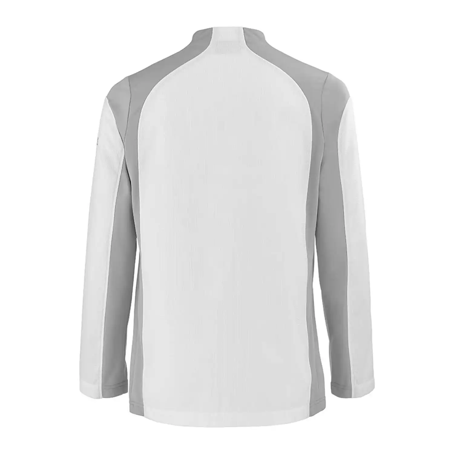 Kochjacke "FRENESIE" in weiß/grau, L - Thumbnail 2