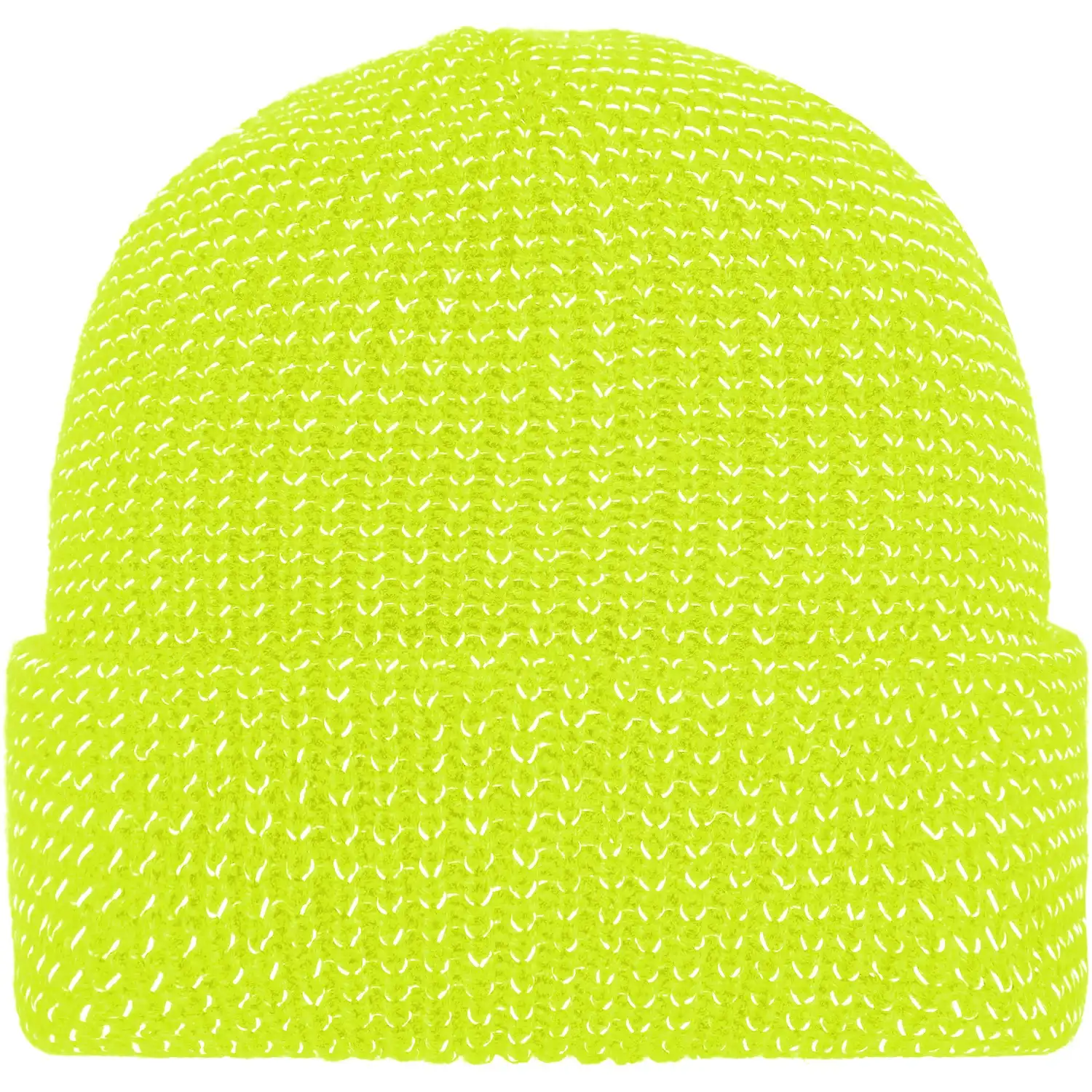 Strickmütze "MB7142" mit Reflex in bright-yellow - Bild 1