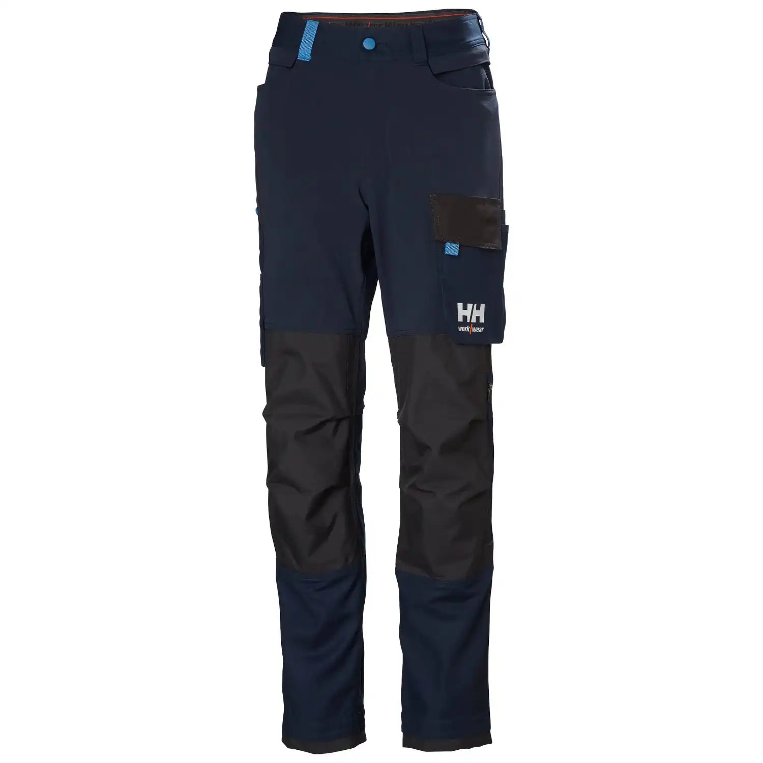 Damen Stretch Bundhose "W LUNA 4X HH CONNECT™" in marine/dunkelgrau, C44 - Thumbnail 1