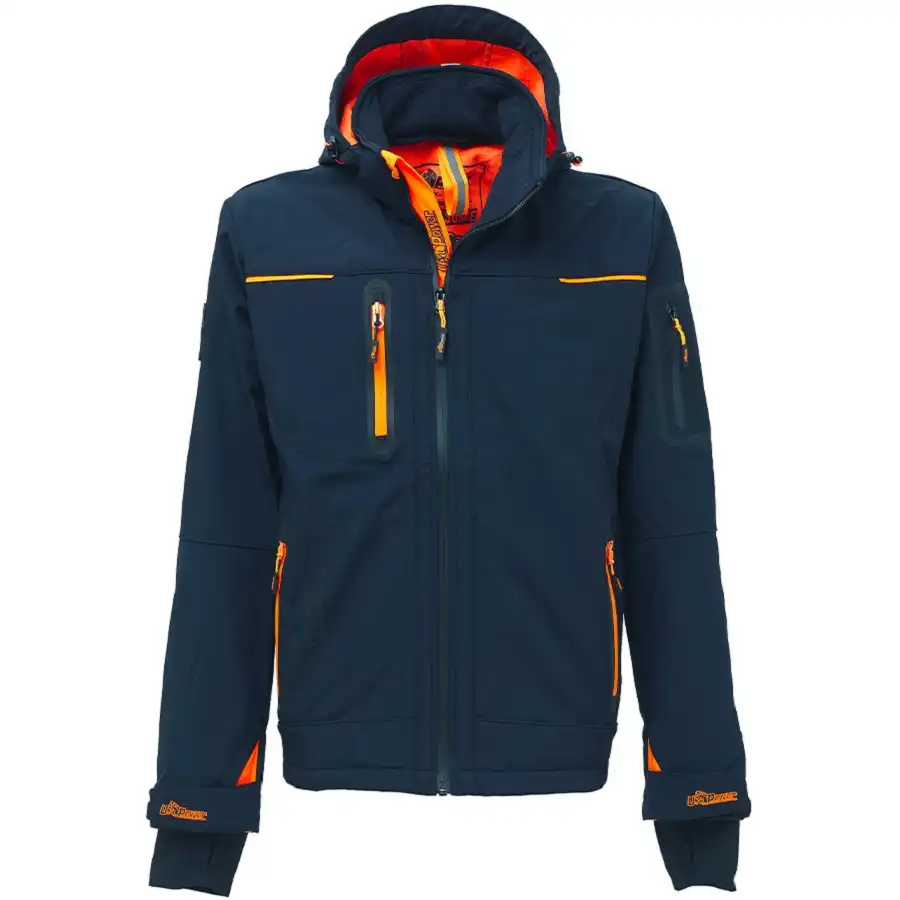Softshelljacke "SPACE" Performance  in deep blue, S - Thumbnail 1