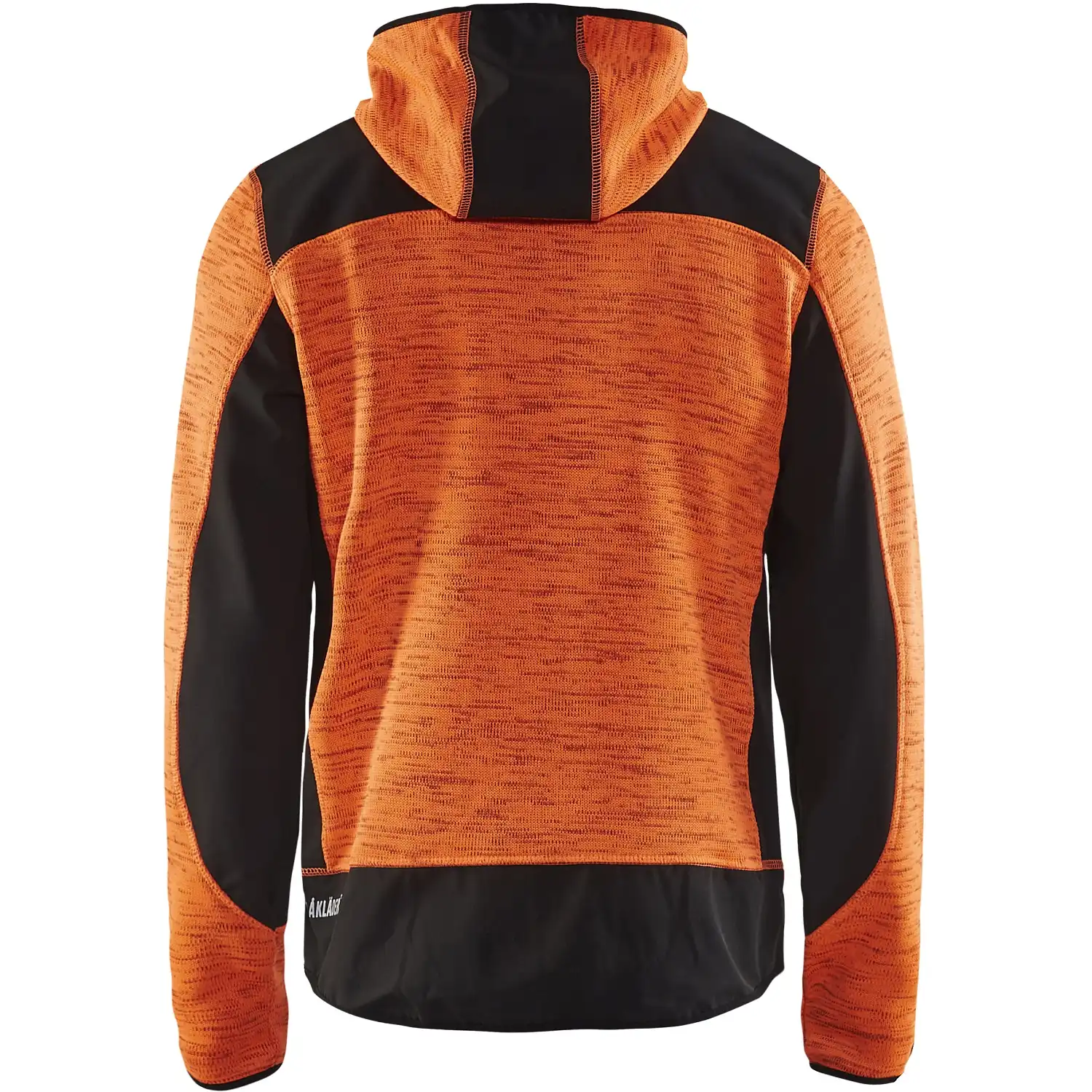 Strickjacke "4930" mit Softshell in 259 orange/schwarz, 3XL - Thumbnail 2