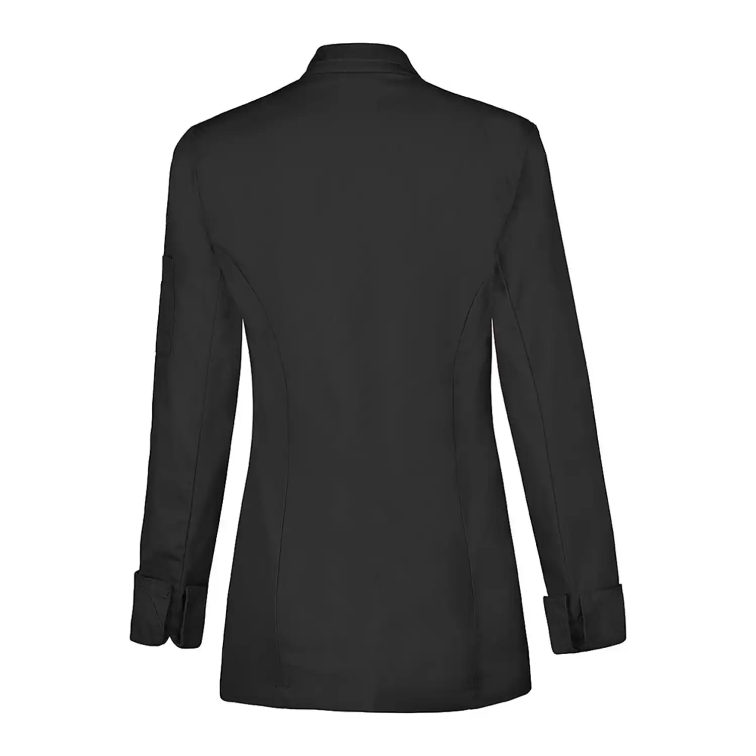 Damen Kochjacke "SAFFRON" in schwarz, L - Thumbnail 2