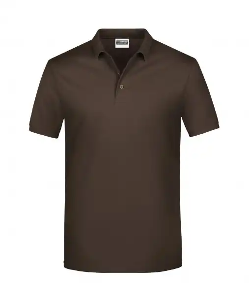 Basic Polo-Shirt "JN792" in brown, L - Bild 1