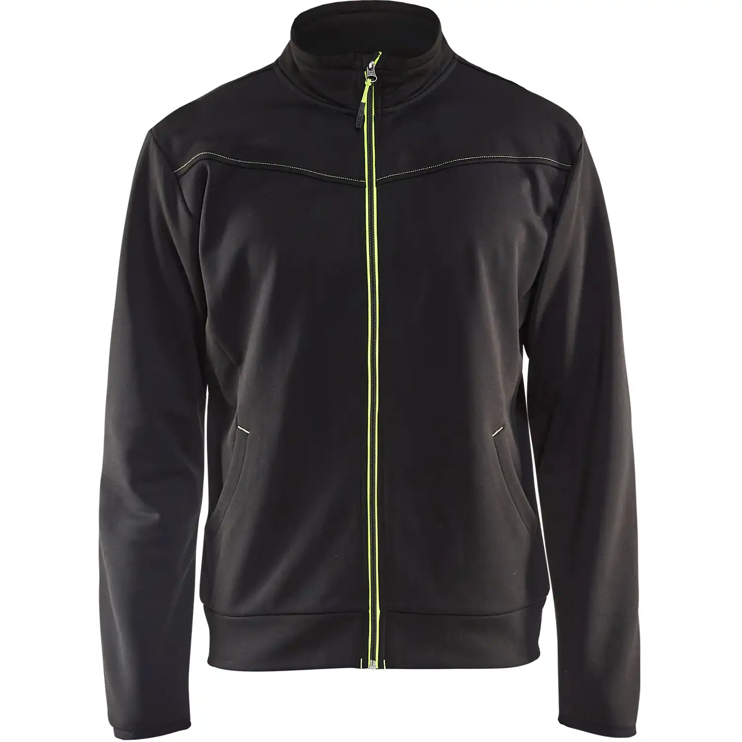 Sweatjacke "3362" Service Plus in schwarz/gelb, XXL - Thumbnail 1
