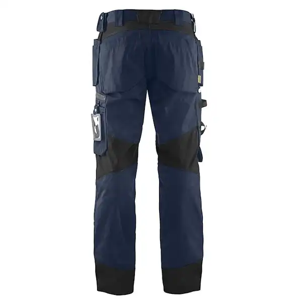 Handwerkerhose "1555" in marine/schwarz, C48 - Thumbnail 2