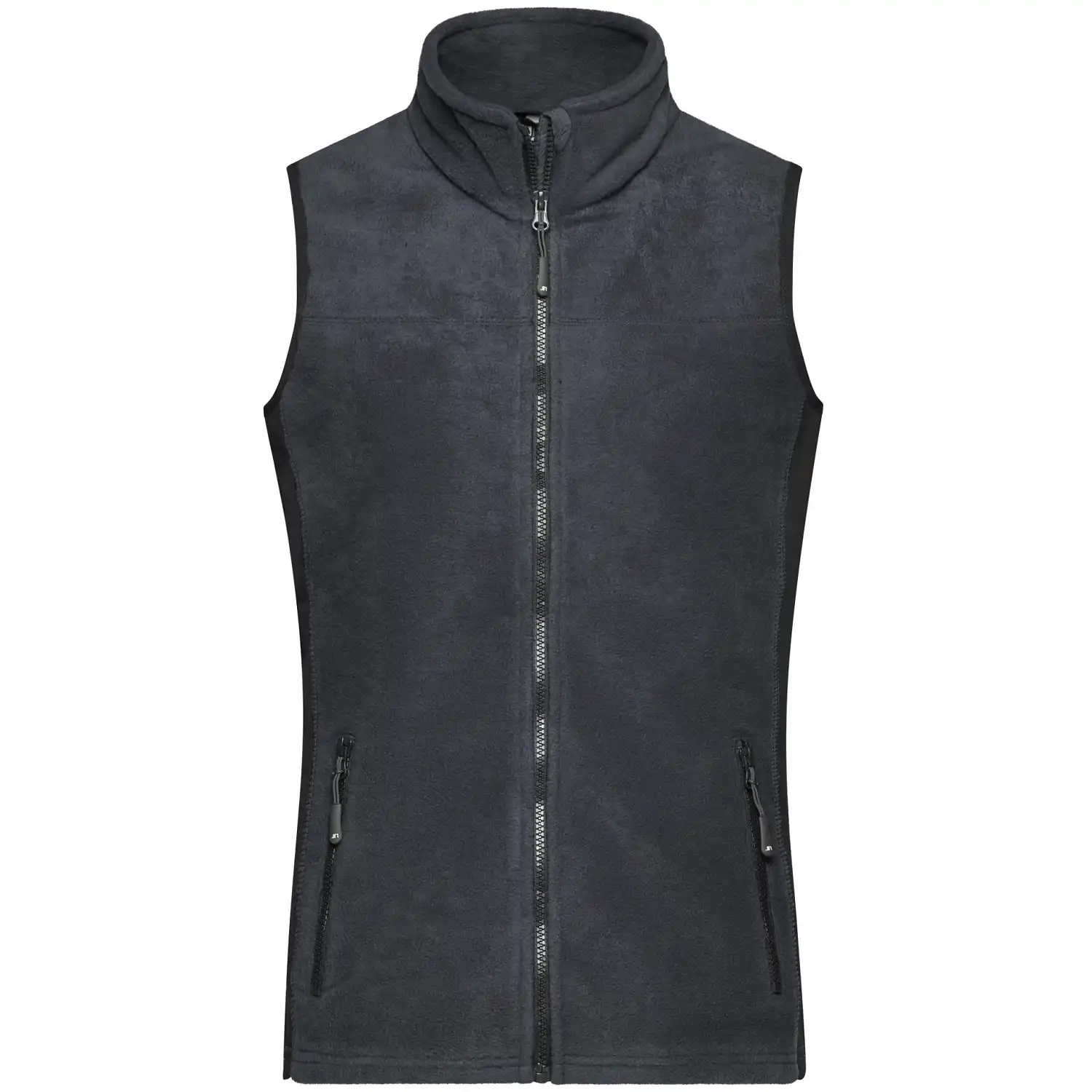 Damen Fleece Weste "JN855" in carbon/black, L - Bild 1