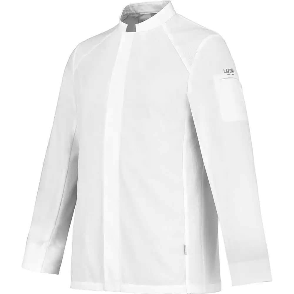 Kochjacke  „BASIL2" in L, Weiß - Thumbnail 2
