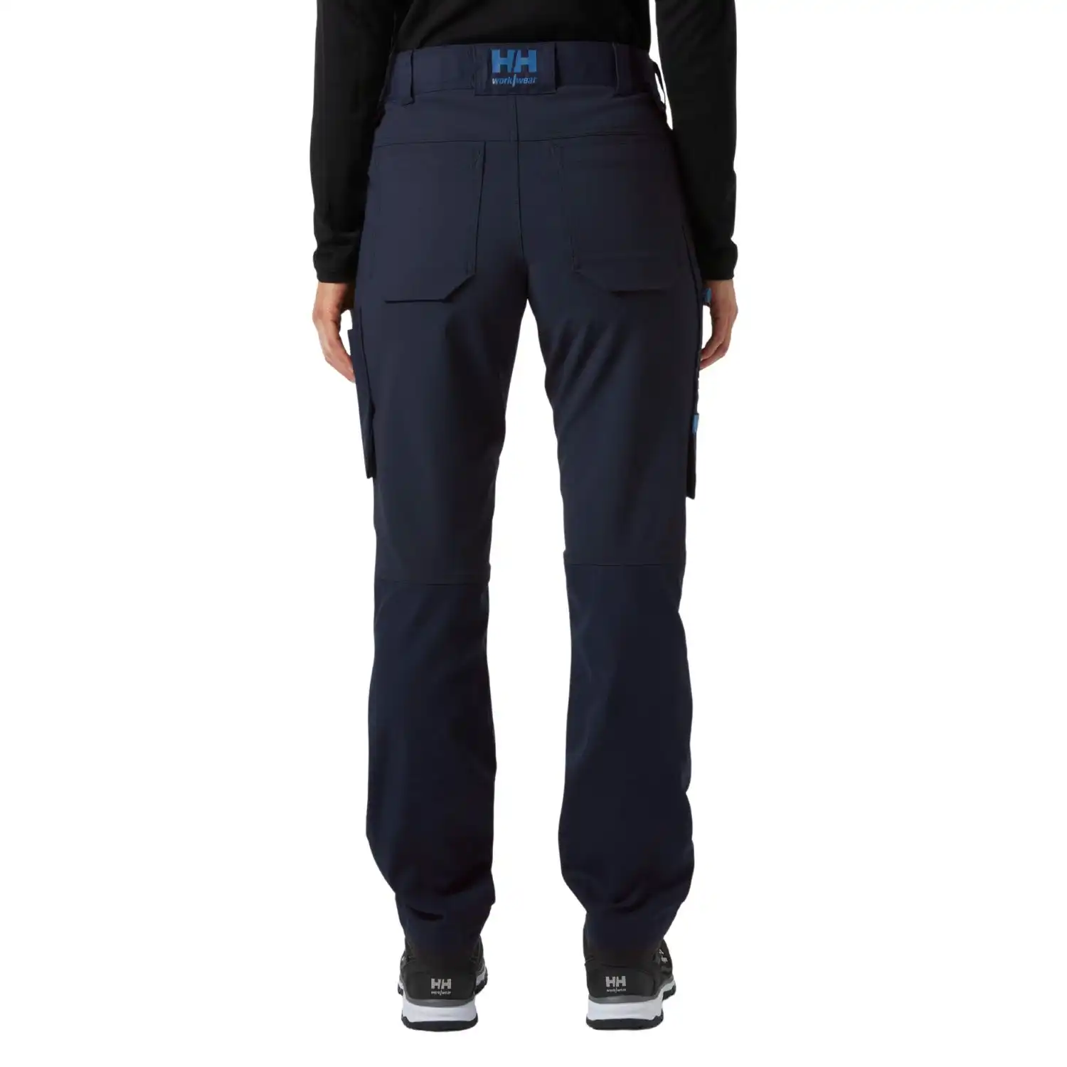 Damen Stretch Bundhose "W LUNA 4X HH CONNECT™" in marine/dunkelgrau, C44 - Thumbnail 4