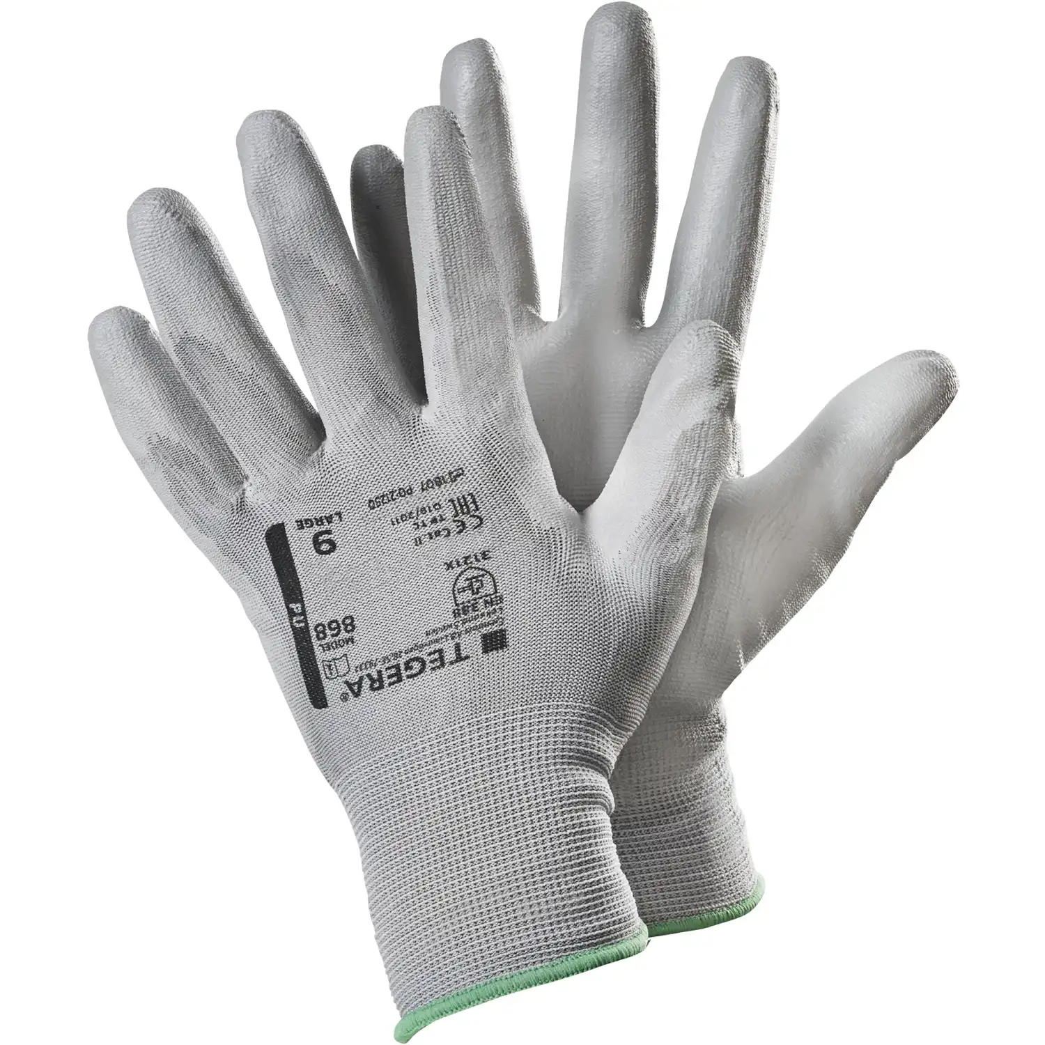 PU-Handschuhe 868 Grau | 6 Paar pro VPE in 10 (XL) - Thumbnail 1