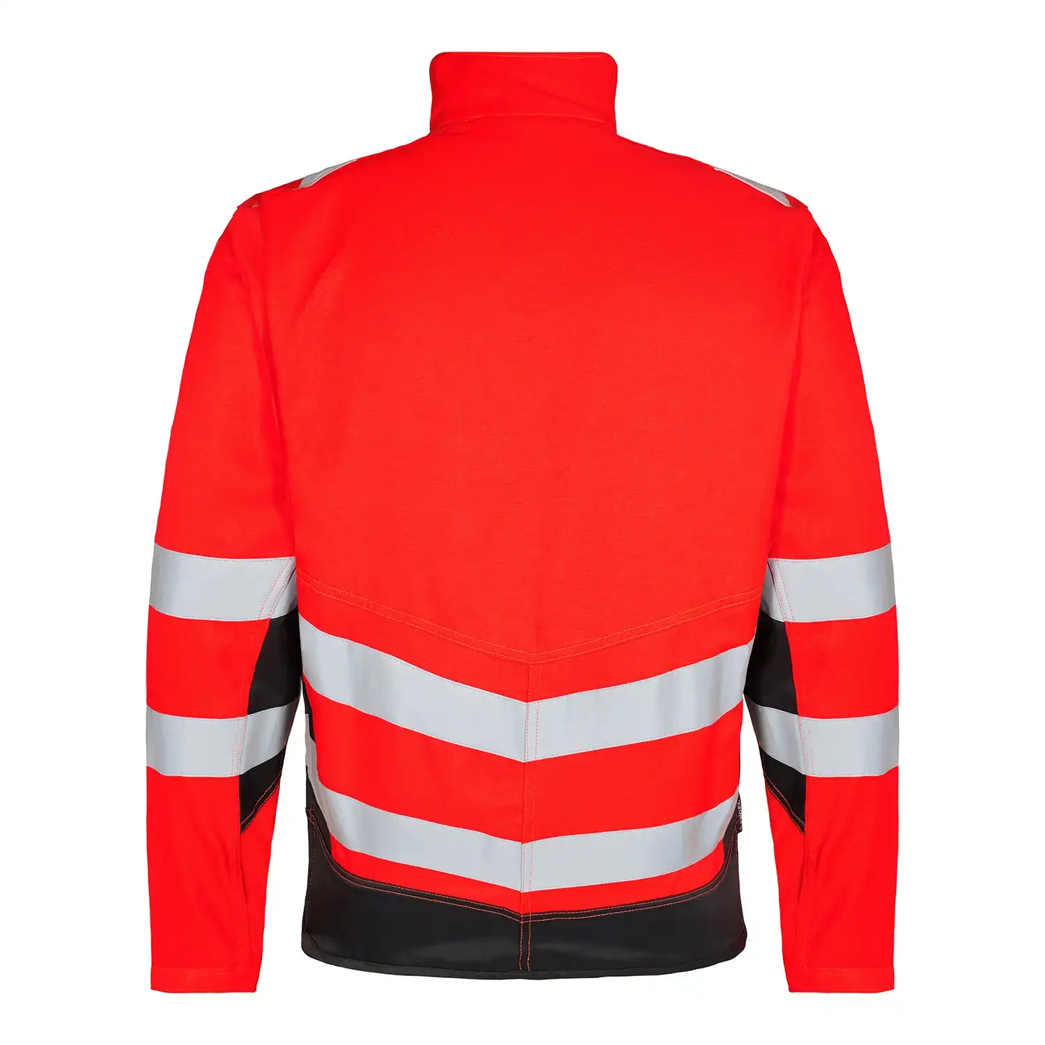 Warnschutz Bundjacke "1545-319" Safety leicht in rot/schwarz, XXL - Thumbnail 2