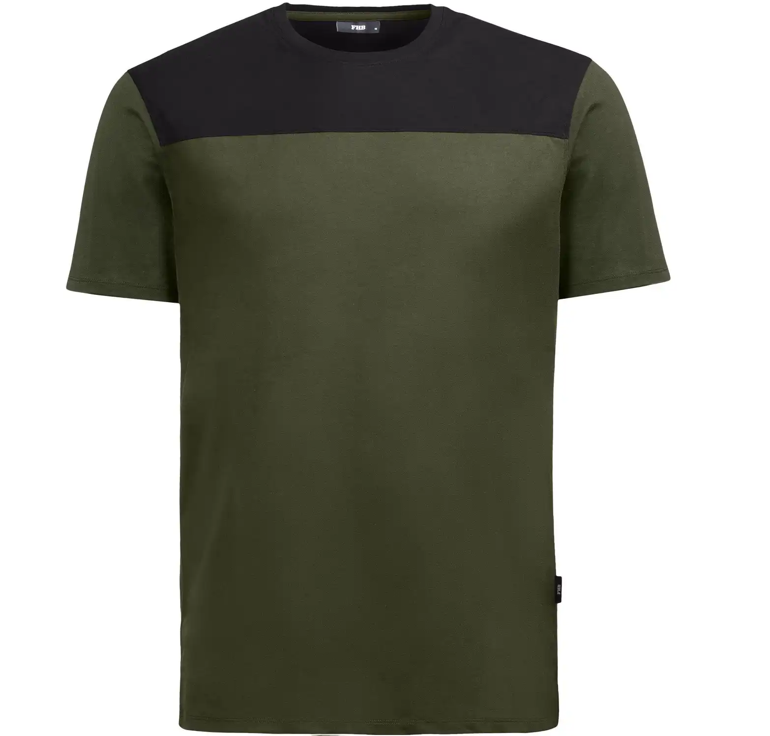 T-Shirt "KNUT" in olive/schwarz, S - Bild 1