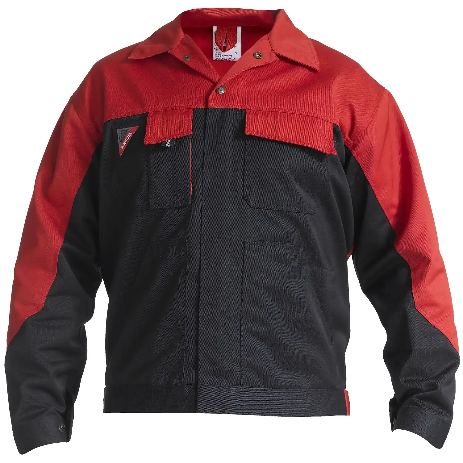 Bundjacke "1600-780" Tnerprise 300 g/m² in schwarz/rot, L - Bild 1