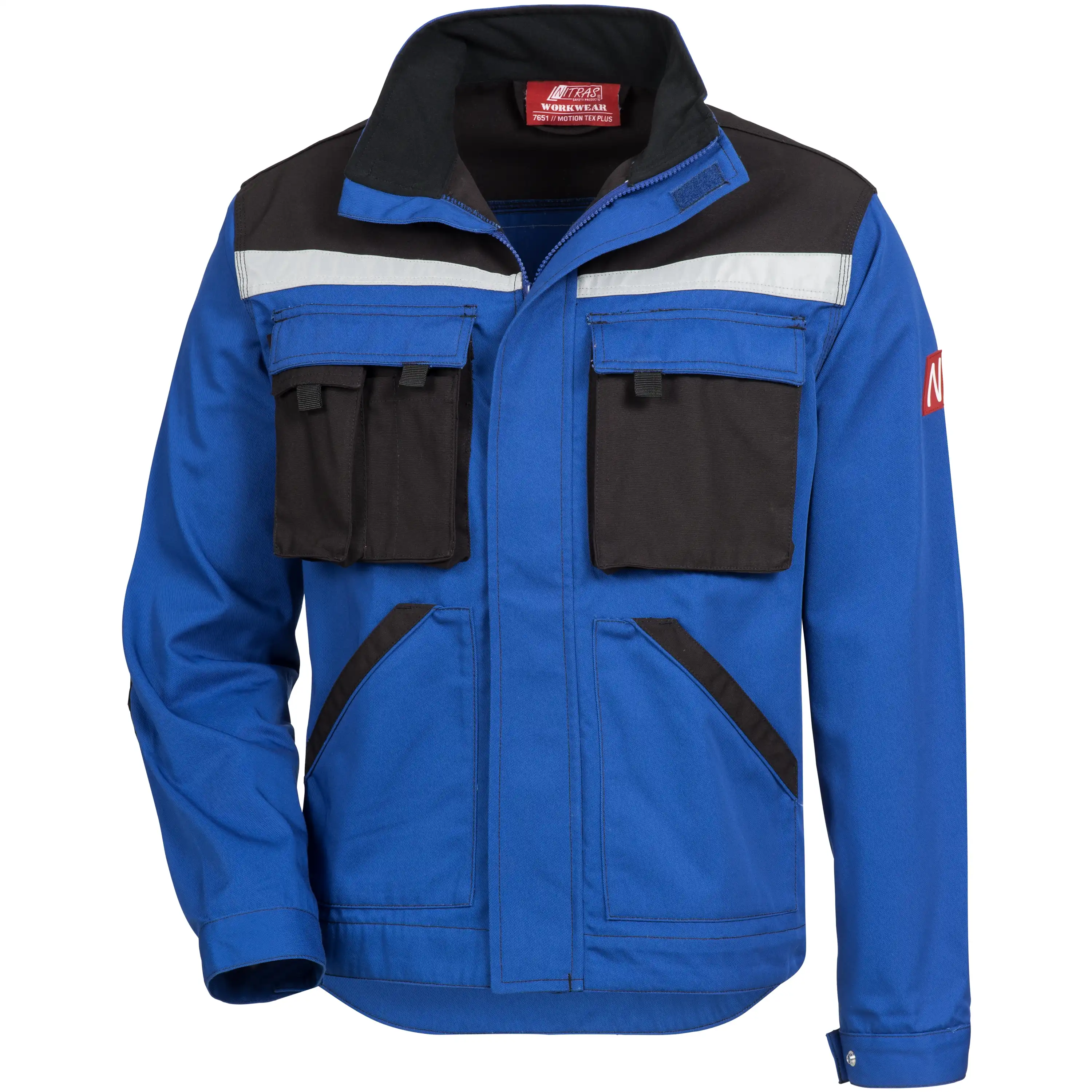 Arbeitsjacke "MOTION TEX PLUS" in blau/schwarz, 48 - Thumbnail 1