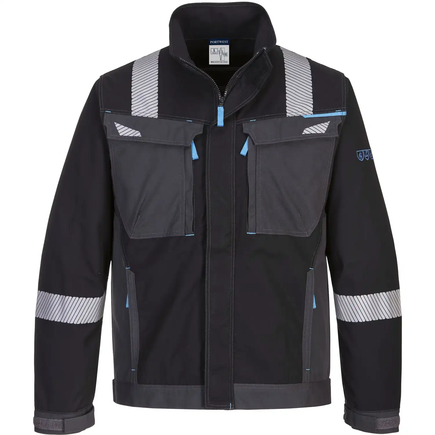 Multinorm Bundjacke "FR602" WX3 FR schwarz in S - Thumbnail 1