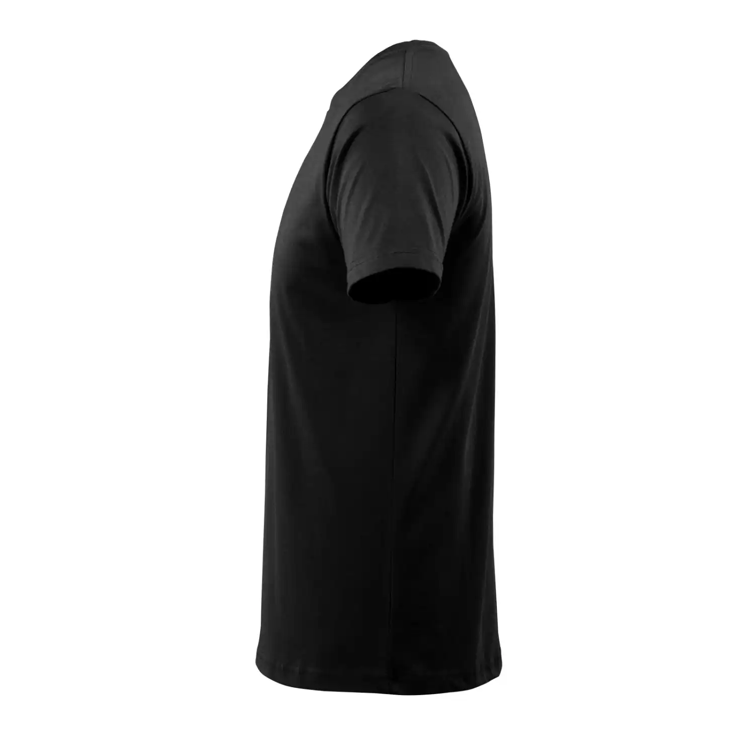 T-Shirt "CALAIS" Crossover in vollschwarz, XXL - Thumbnail 3