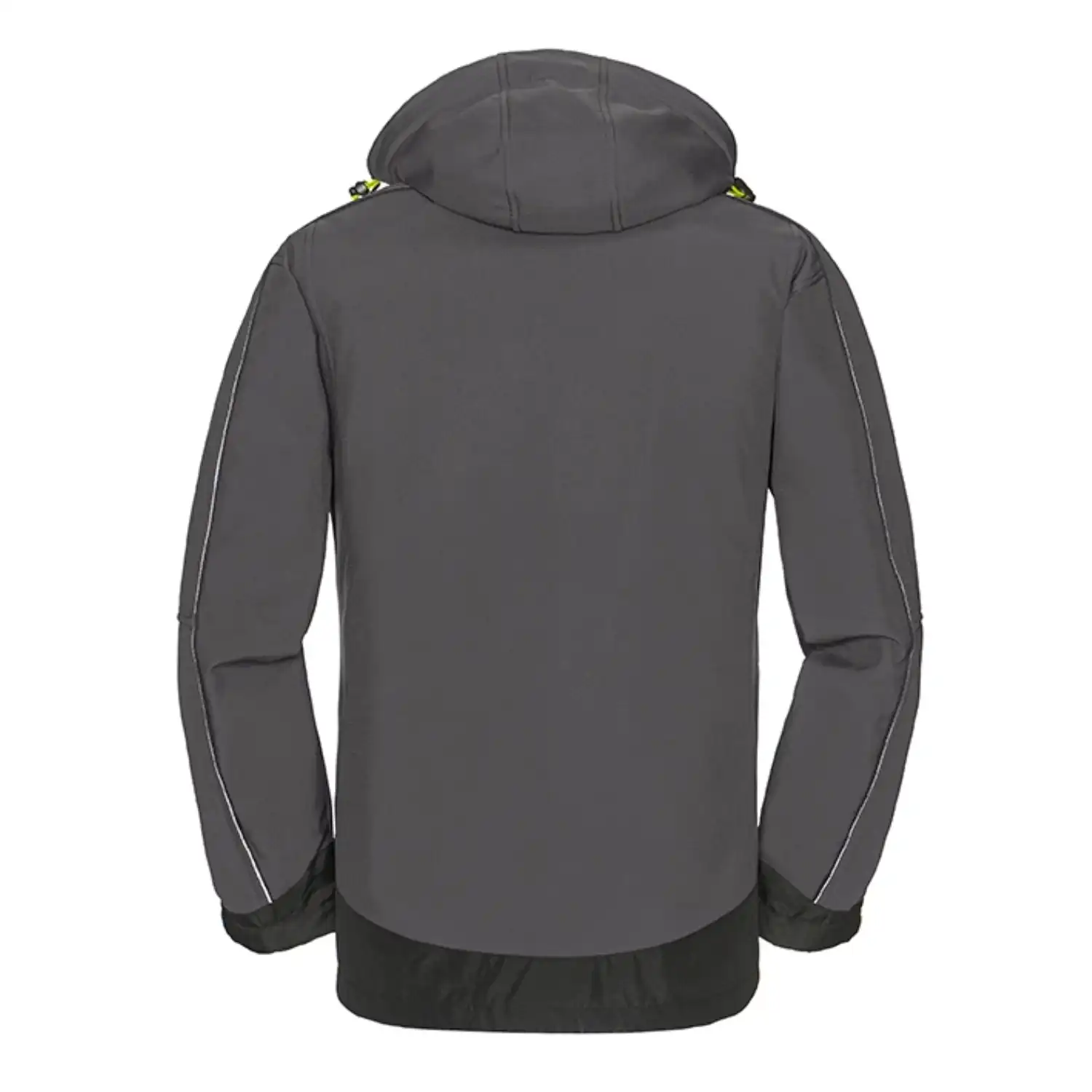 Workwear Softshell-Jacke "Montana" in grau/schwarz, L - Thumbnail 2