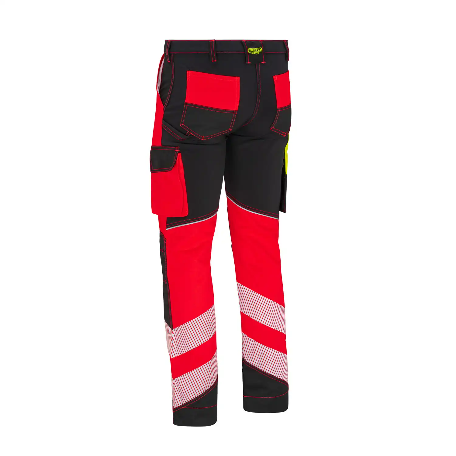 Warnschutz Bundhose "StretchZone" in 60, Rot - Thumbnail 2