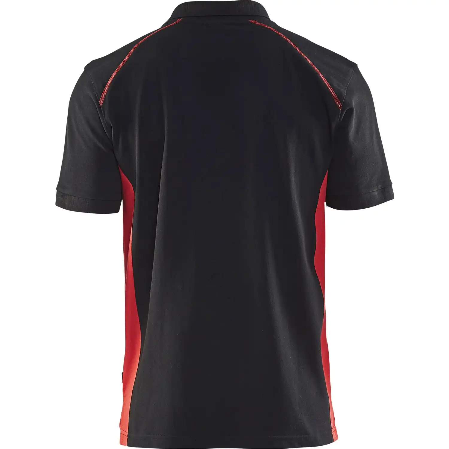 Polo-Shirt "3324" in schwarz/rot, M - Thumbnail 2