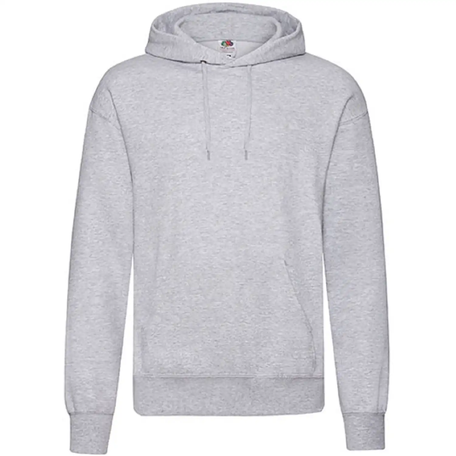 Kapuzen-Sweatshirt "F421N" Premium in heather grey, L - Bild 1