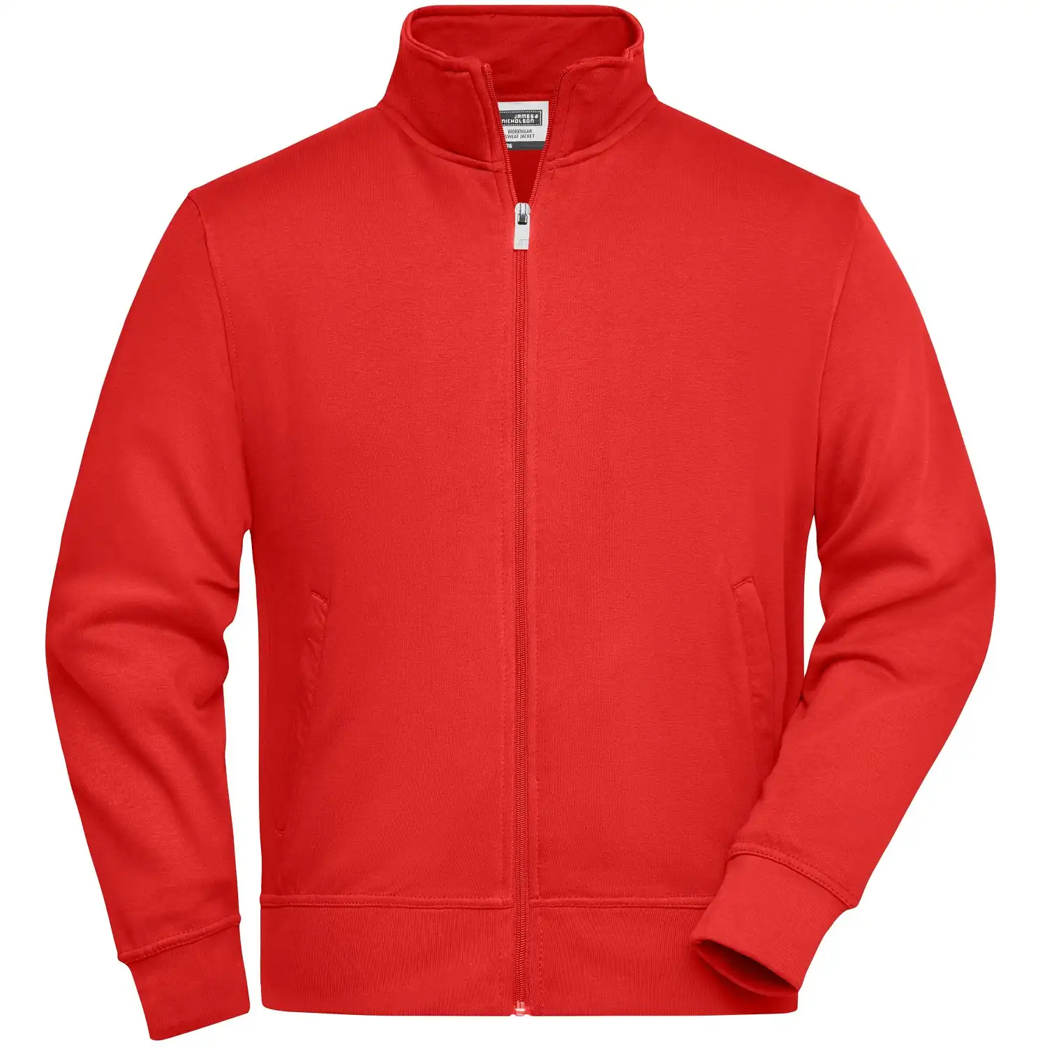 Sweatjacke "JN836" in red, 3XL - Bild 1