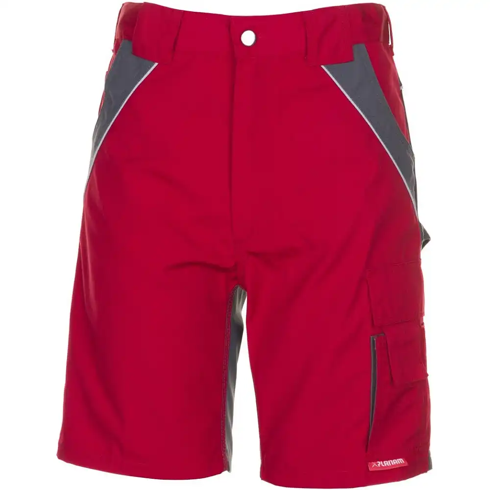 Shorts "PLALINE" in Rot/Schiefer, S - Bild 1