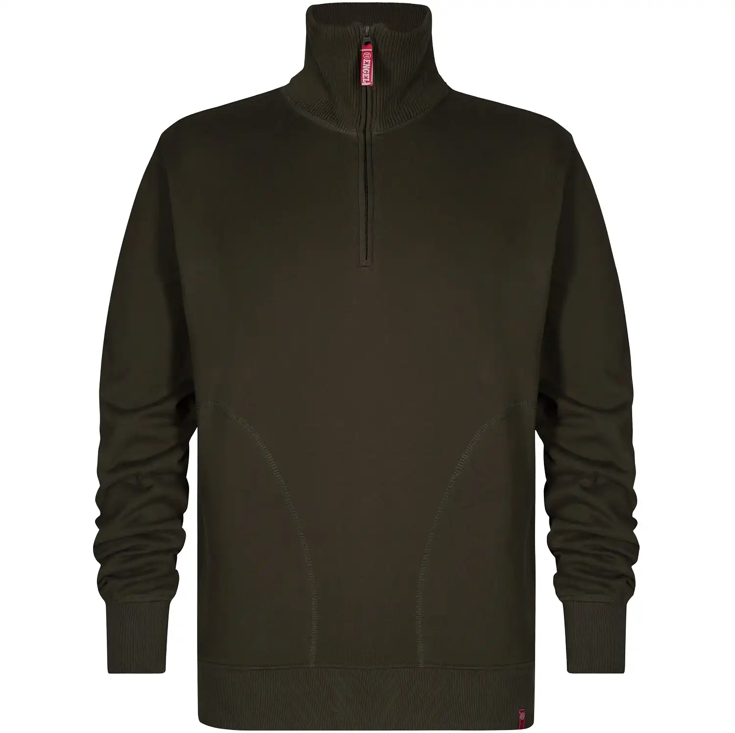 Zip-Sweatshirt "8014-136" Extend in forest green, L - Thumbnail 1