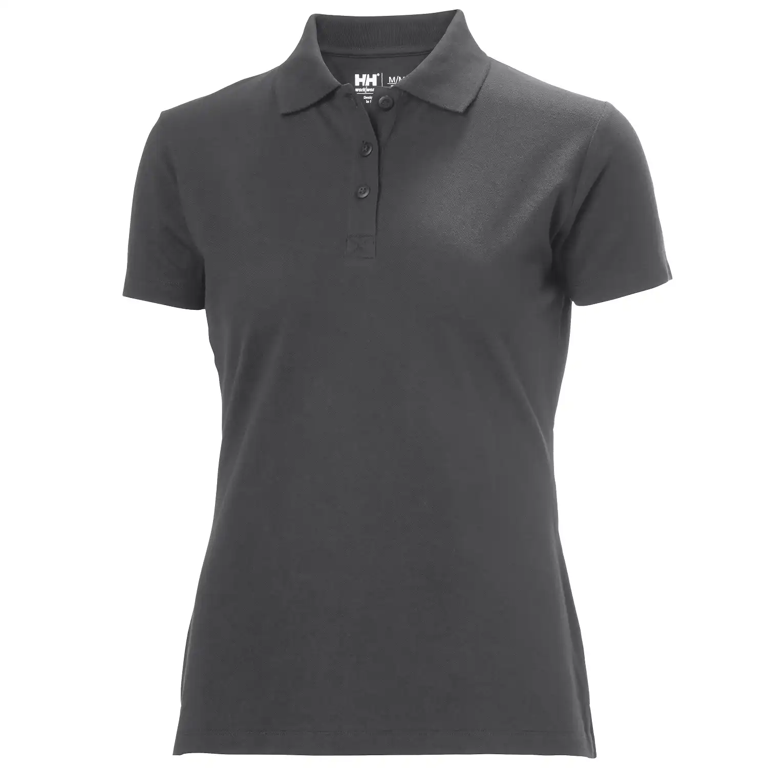 Damen Polo-Shirt "MANCHESTER" in dunkelgrau, XXL - Thumbnail 1
