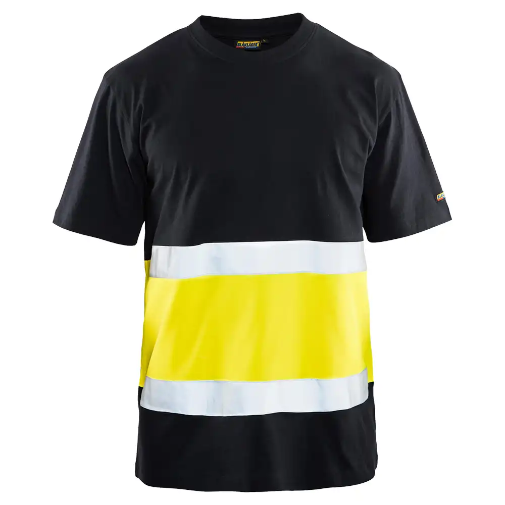 Warnschutz T-Shirt "3387" in schwarz/gelb, 3XL - Thumbnail 1