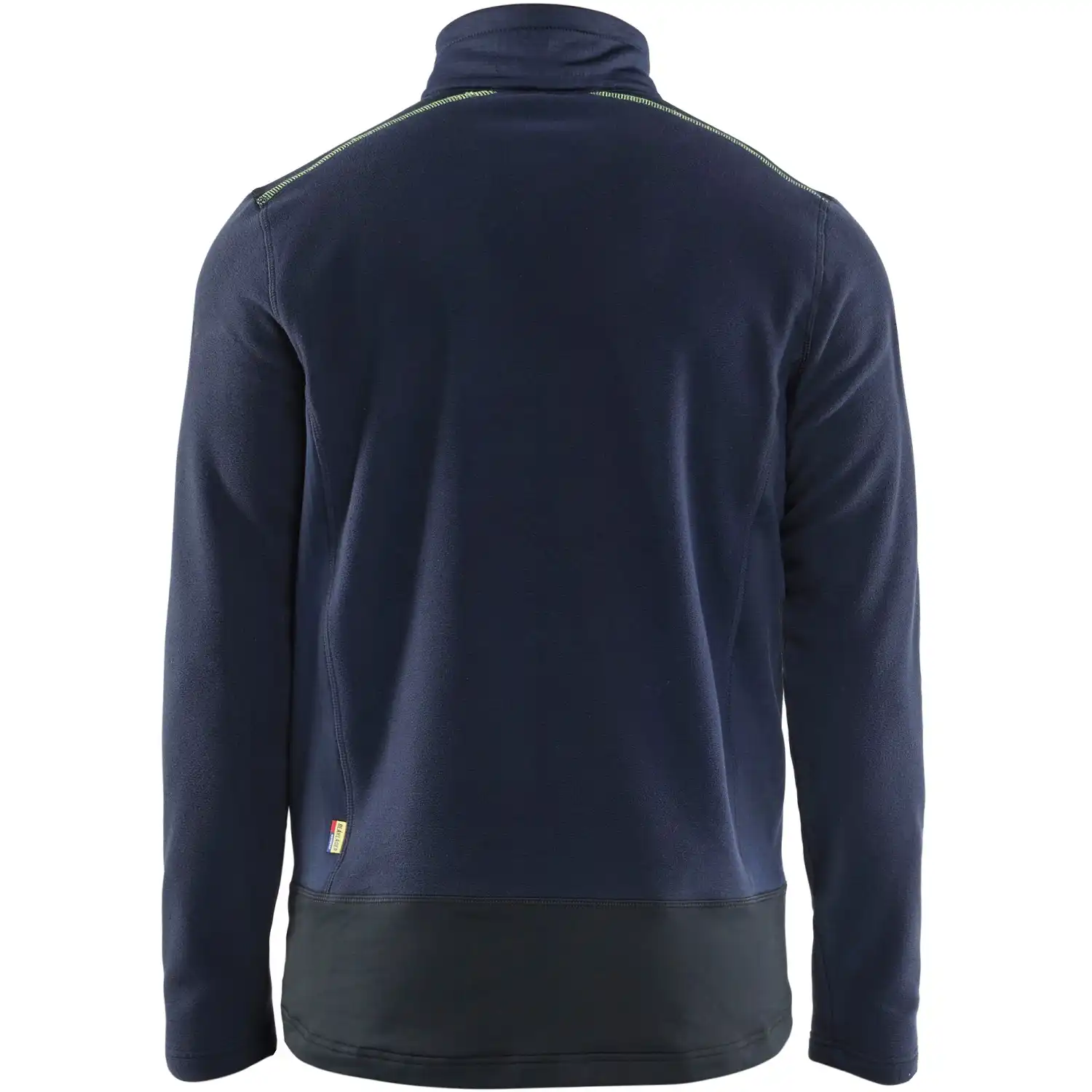 Microfleecejacke "4765" Unite in dunkelmarine/gelb, L - Thumbnail 2