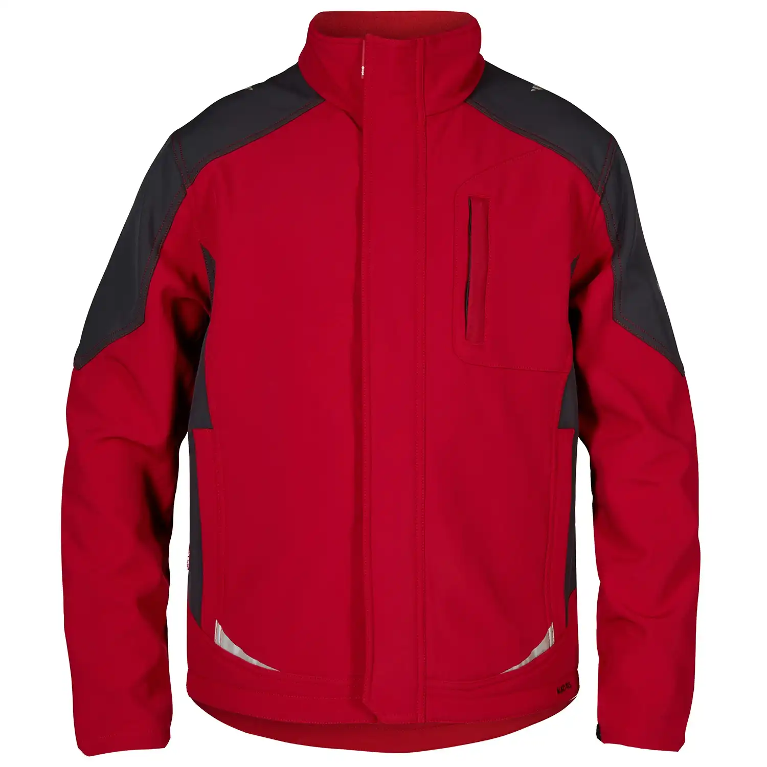 Softshelljacke "8810-229" Galaxy in rot/grau, L - Thumbnail 1