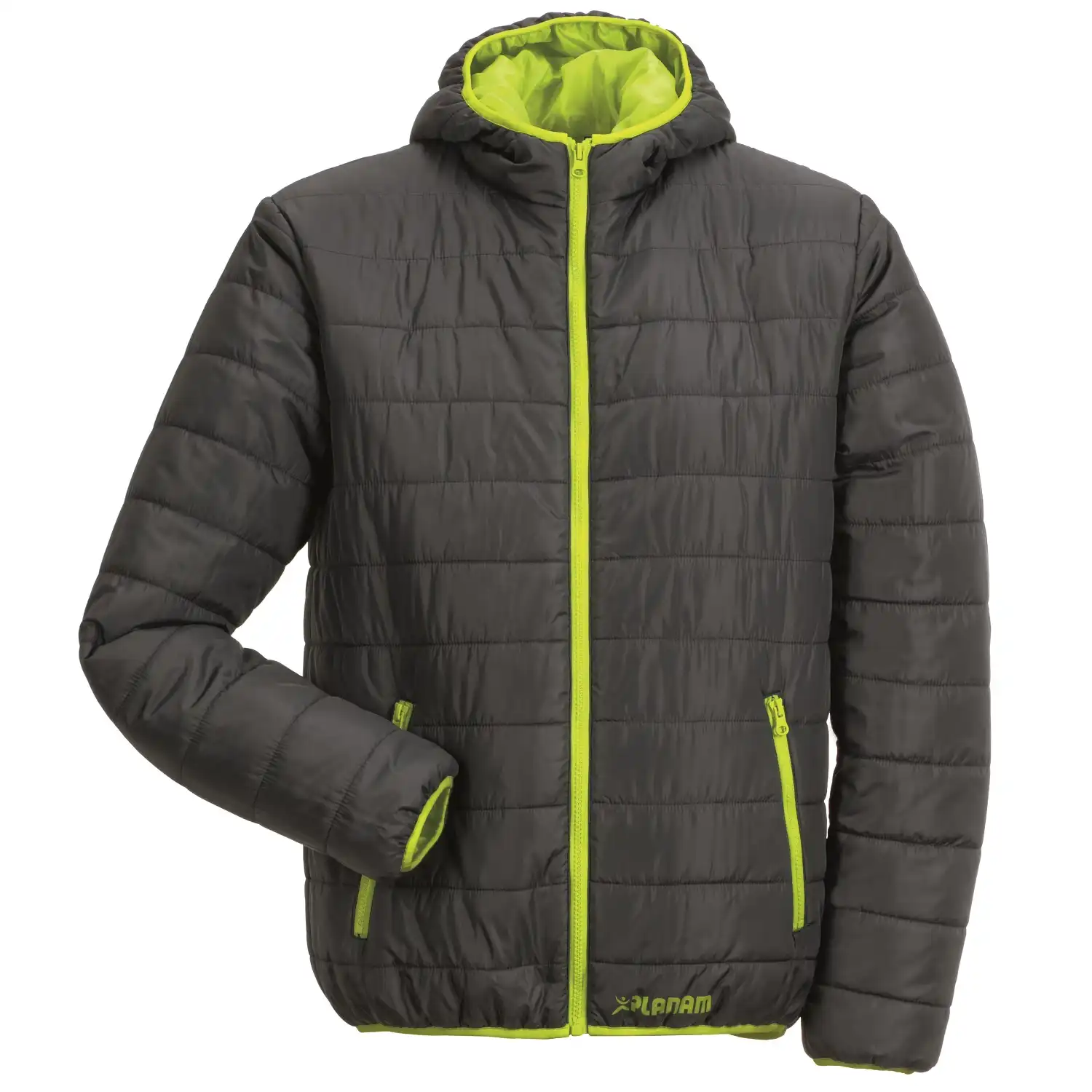 Steppjacke "LIZARD" Outdoor in marine/grün, L - Bild 1
