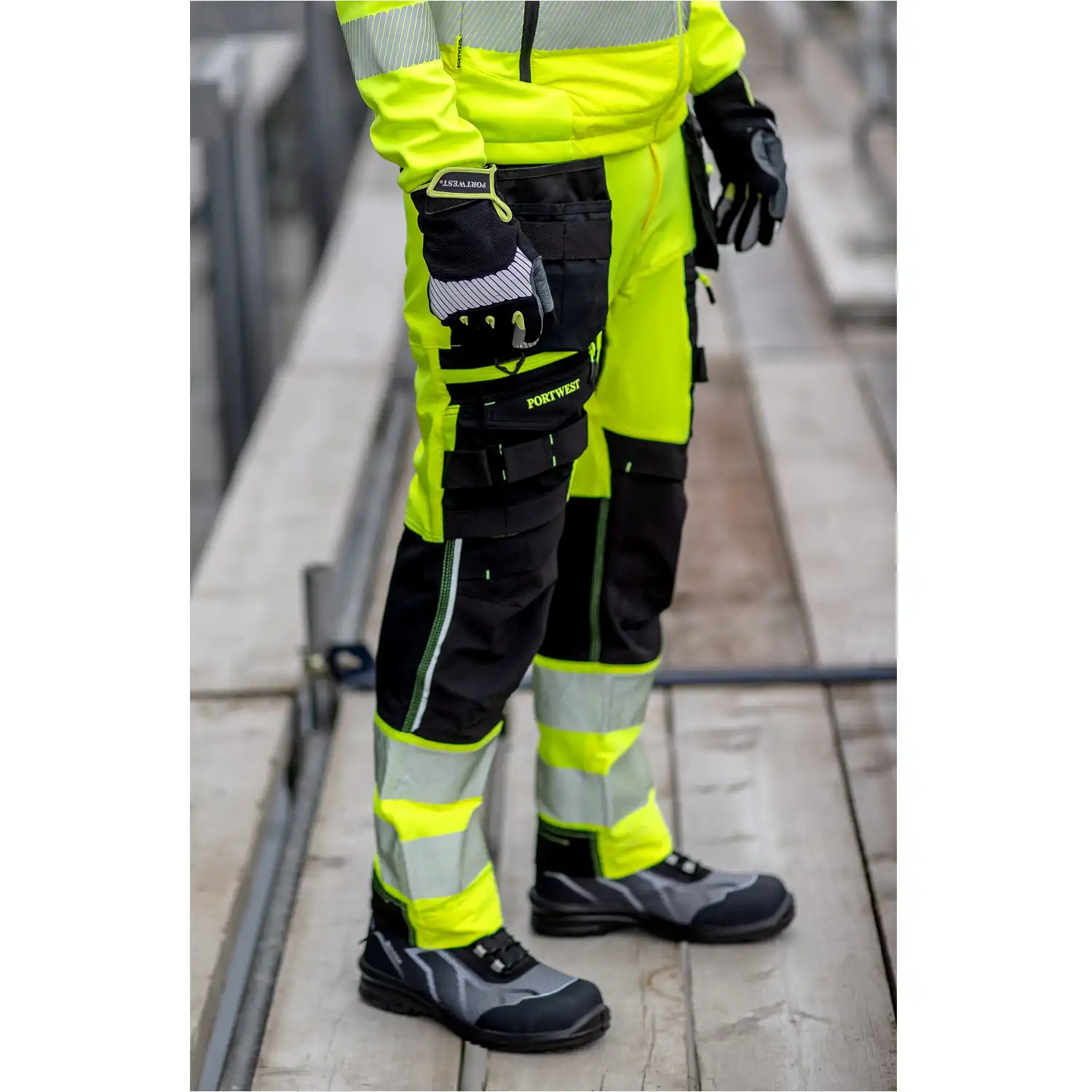 Warnschutz Str. Handwerkerhose Kl2 DX442