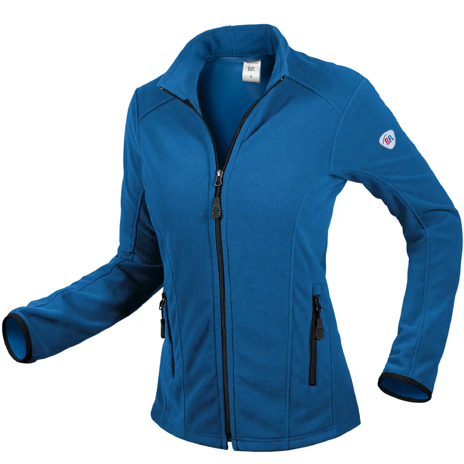 Damen Fleecejacke "1693-641" in azurblau, XS - Thumbnail 1