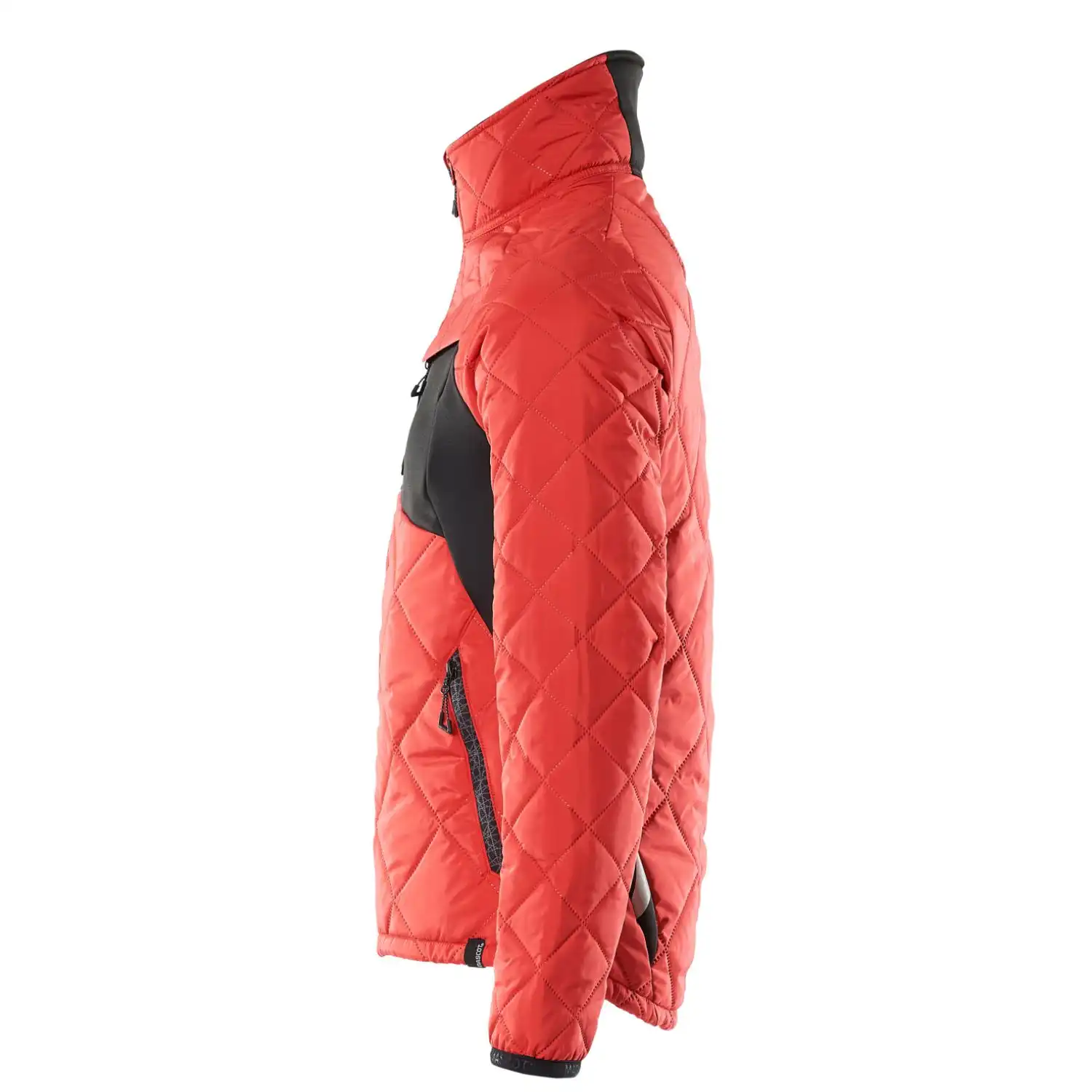 Steppjacke mit CLIMASCOT® "ACCELERATE" in verkehrsrot/schwarz, XL - Thumbnail 3