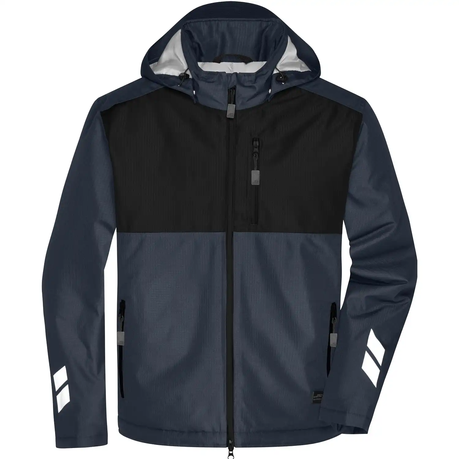 Hardshell Winterjacke "JN1815" in carbon/black, 3XL - Bild 1