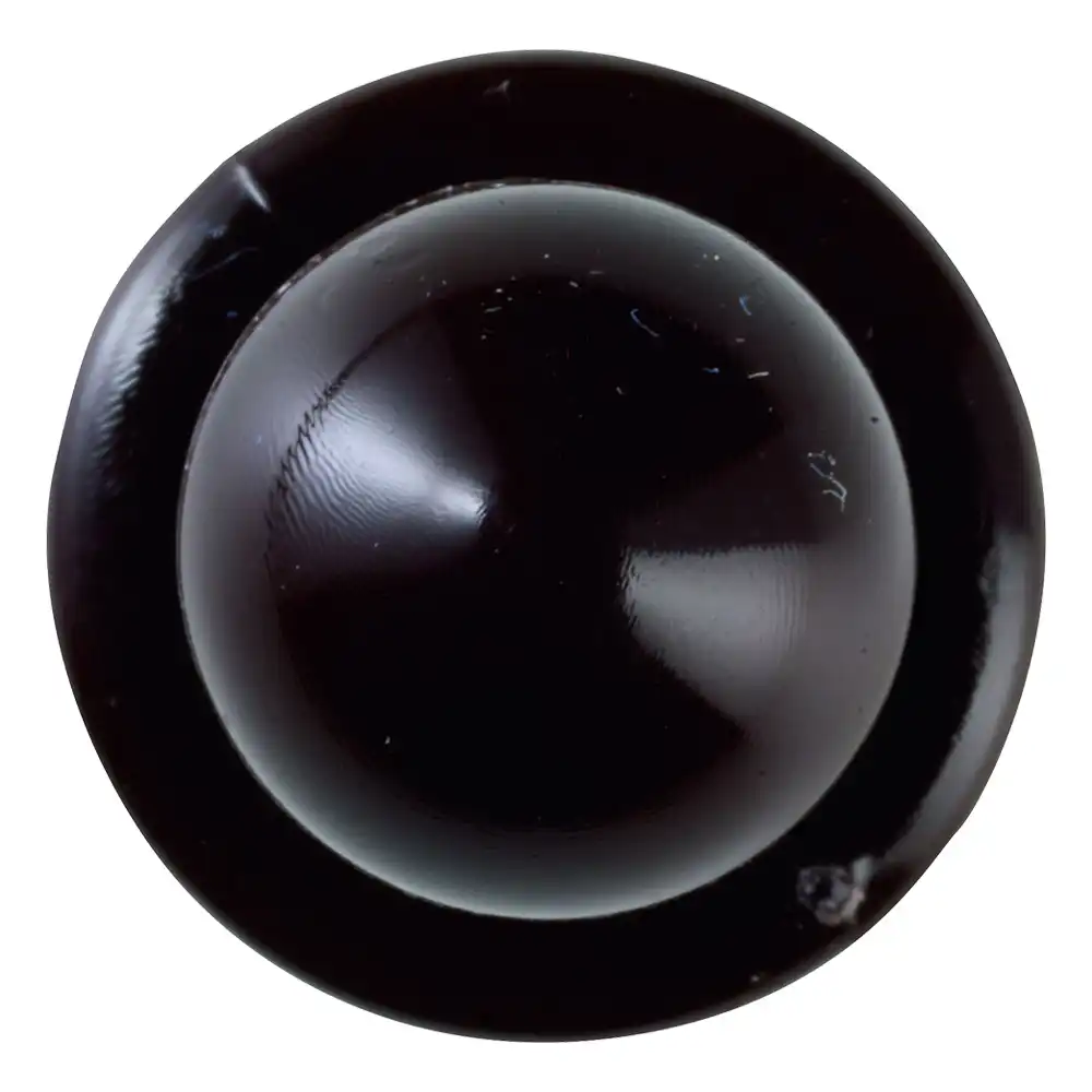 Kugelknöpfe "02/417" Unifarben | 5 x 12 Stk. in schwarz - Bild 1