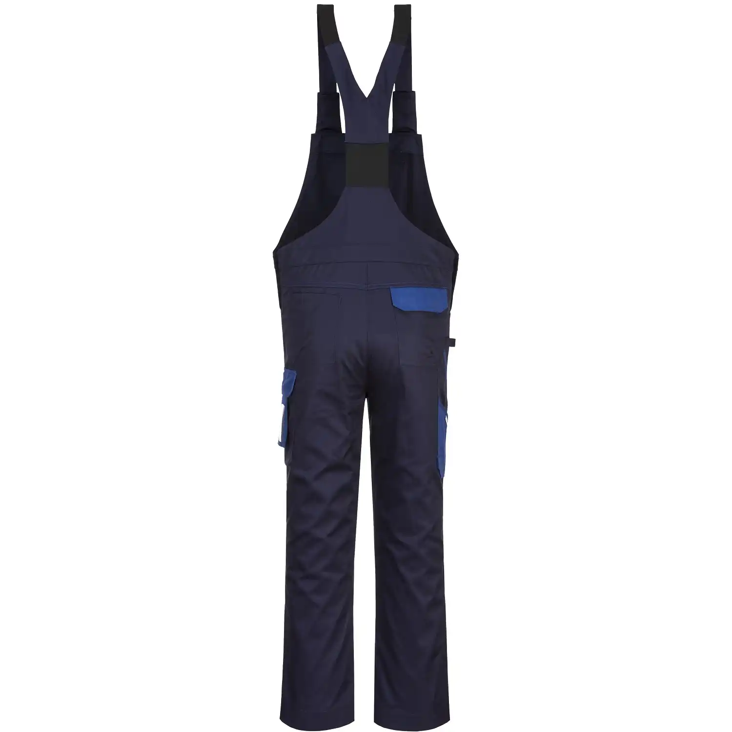 Latzhose "PW243" PW2 in marine/royal, L - Thumbnail 2