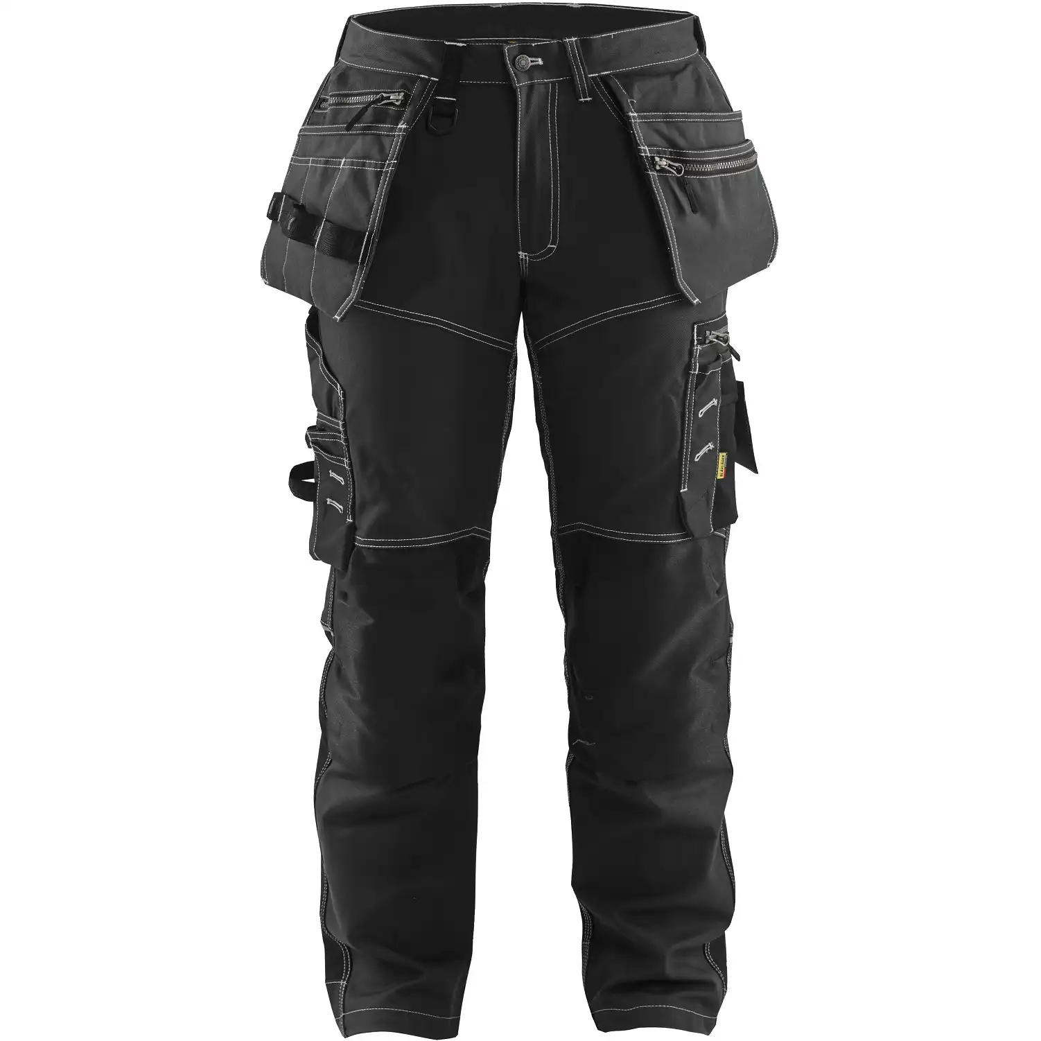 Stretch Handwerkerhose "1790" in schwarz, C46 - Thumbnail 1