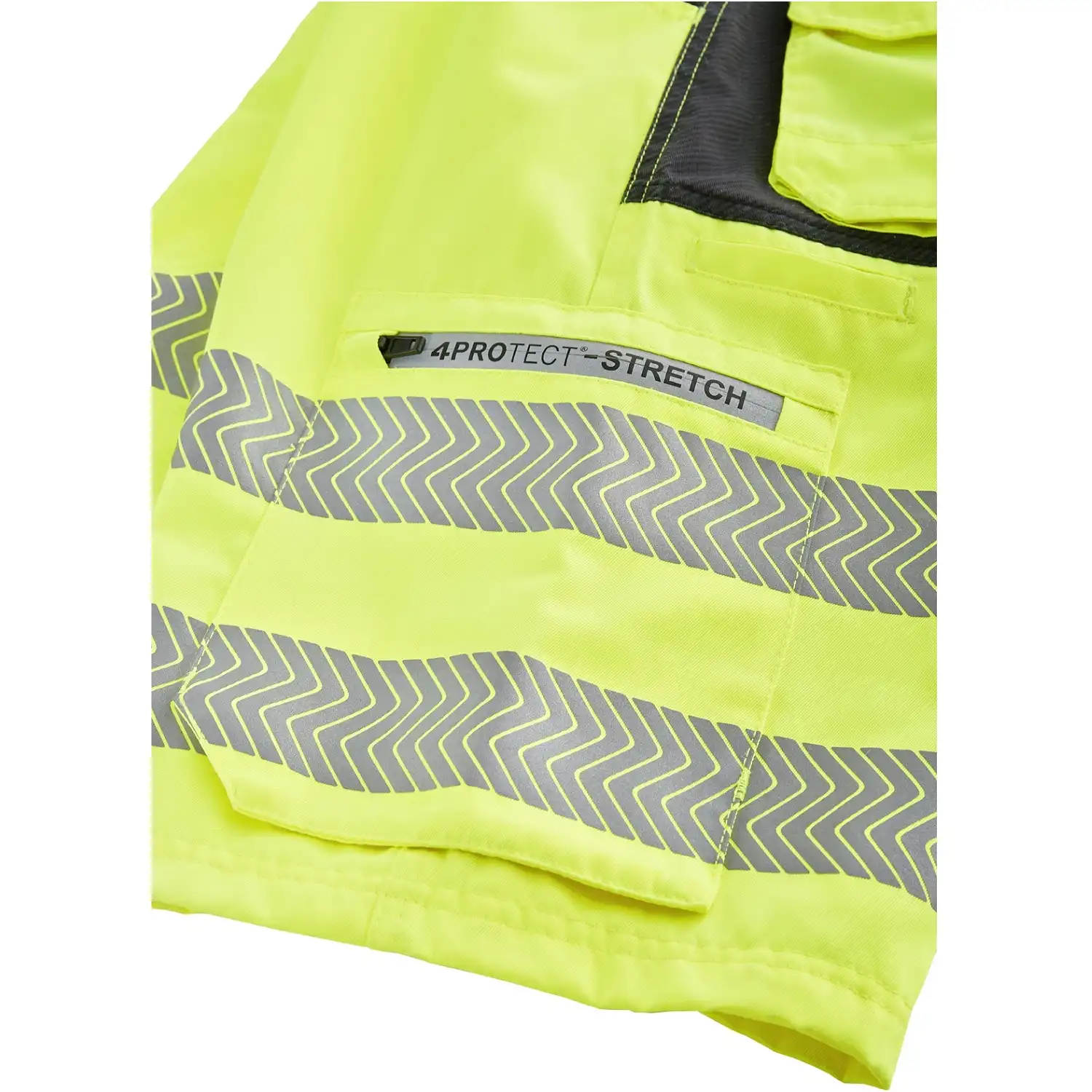 Warnschutz Shorts "PATERSON" in gelb, L - Thumbnail 4