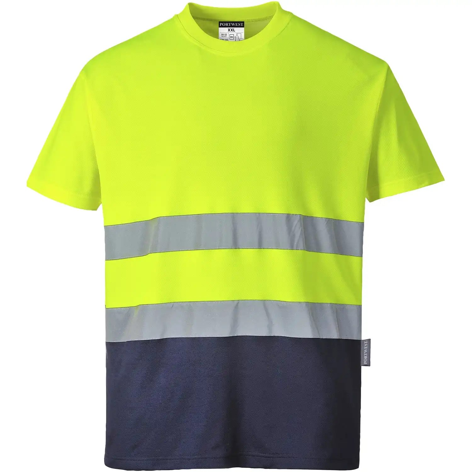 Warnschutz T-Shirt "S173" Komfort in gelb/marine, L - Bild 1
